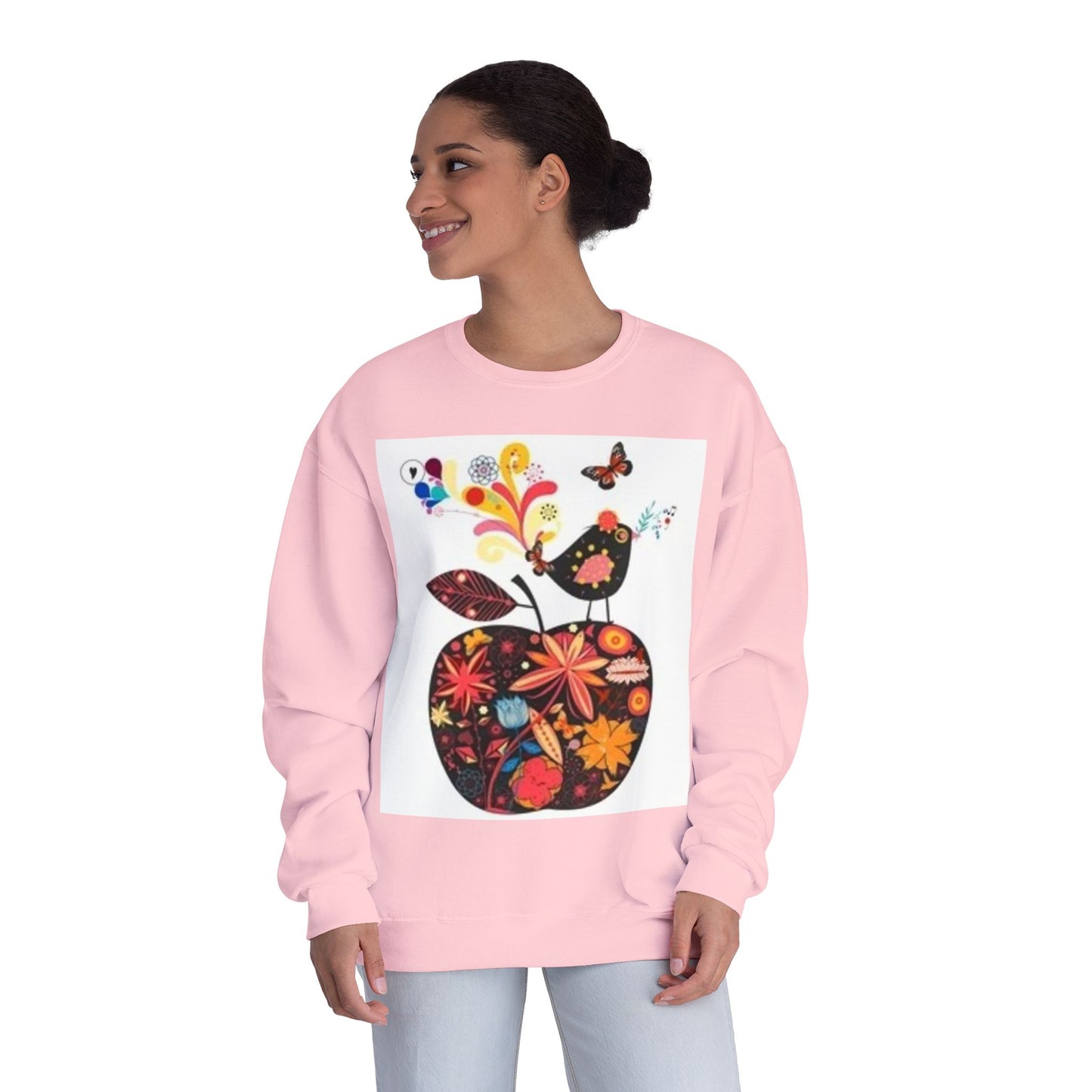 Bright Floral Unisex Crewneck Sweatshirt - Cozy and Stylish