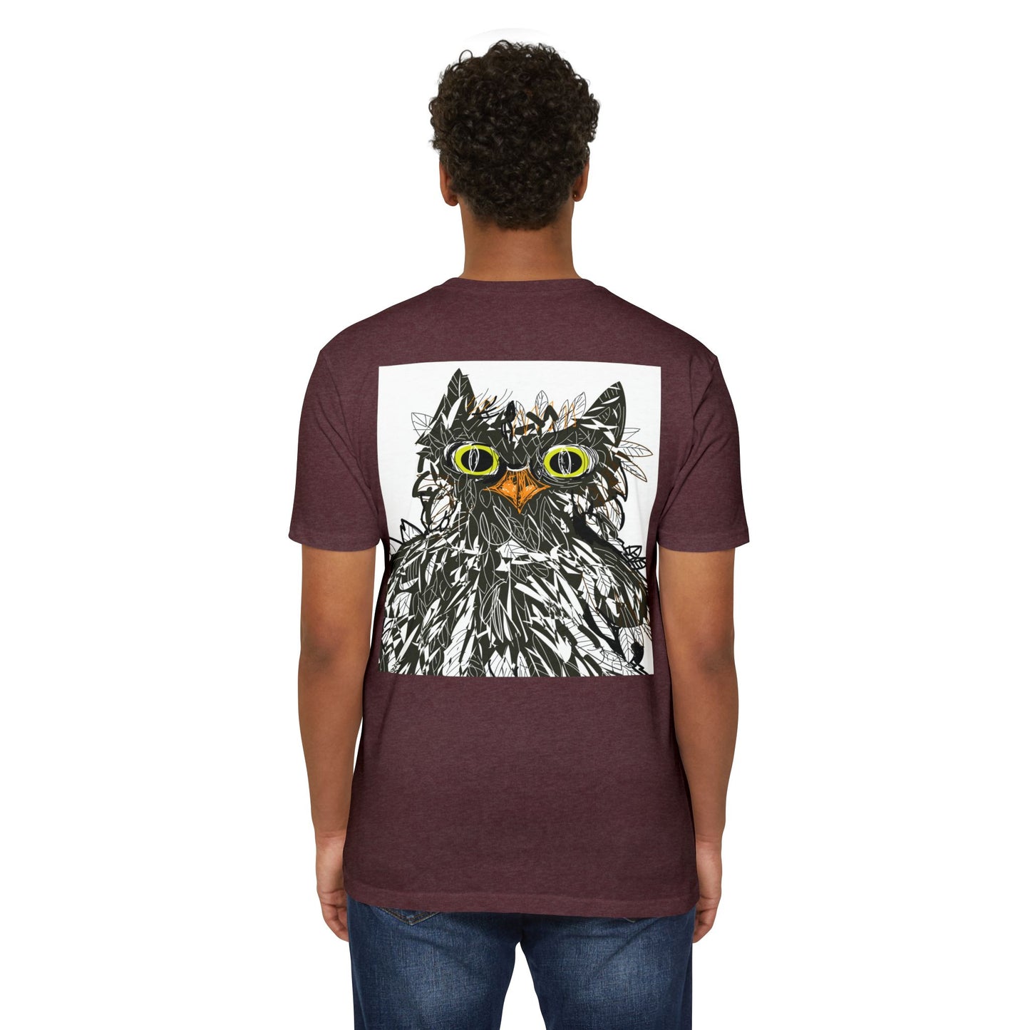 Whimsical Cat Graphic Unisex T-Shirt - Fun & Artsy Apparel