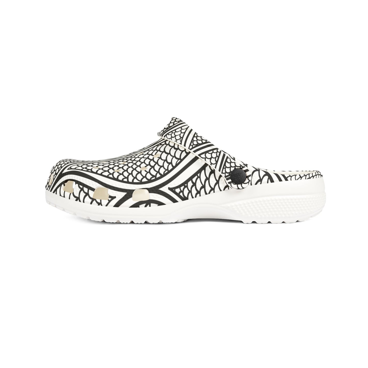 Stylish EVA Foam Rubber Shoes with Fish Scale Design