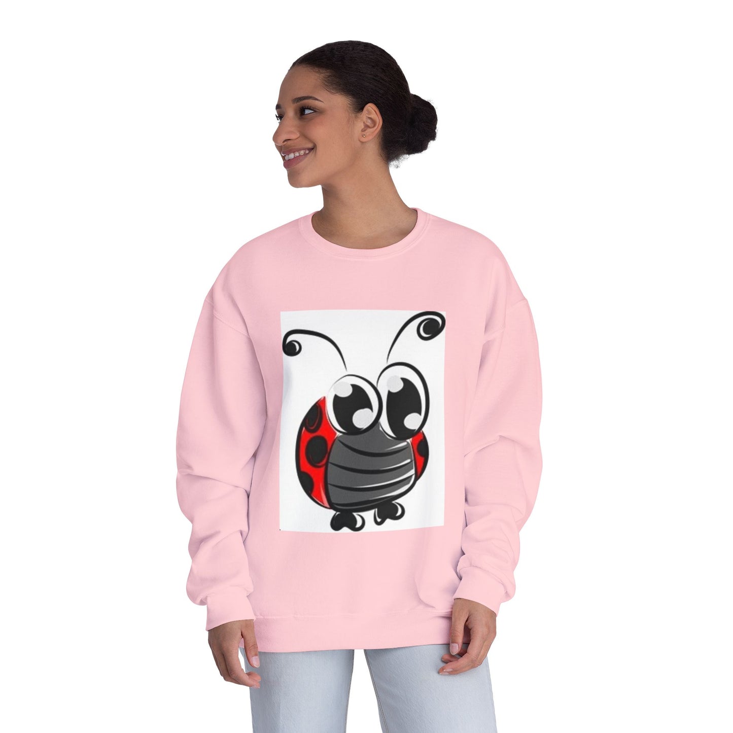 Cute Ladybug Unisex Crewneck Sweatshirt - Cozy & Fun Casual Wear