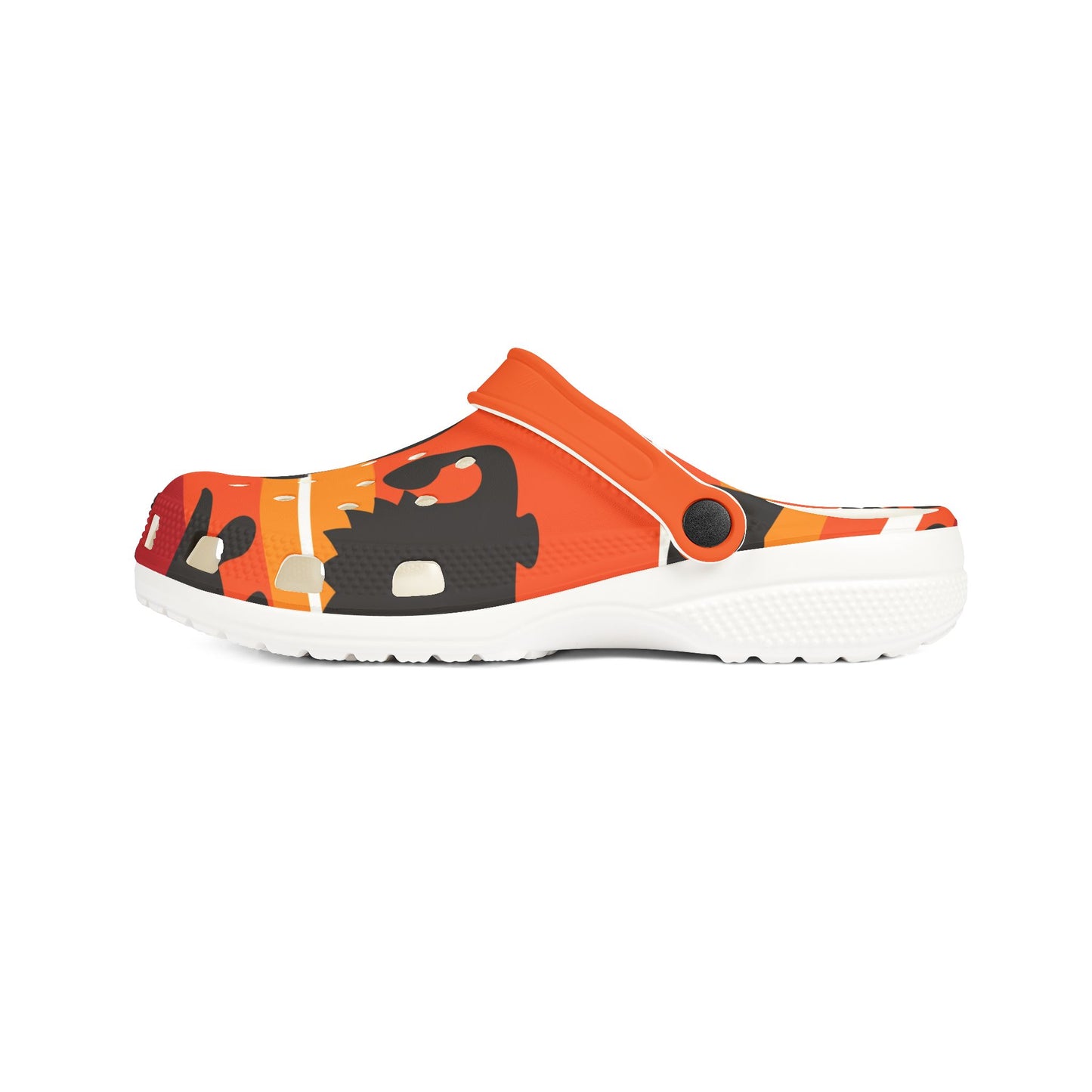 Colorful EVA Foam Rubber Shoes with Fun Pattern - Perfect for Summer Adventures!