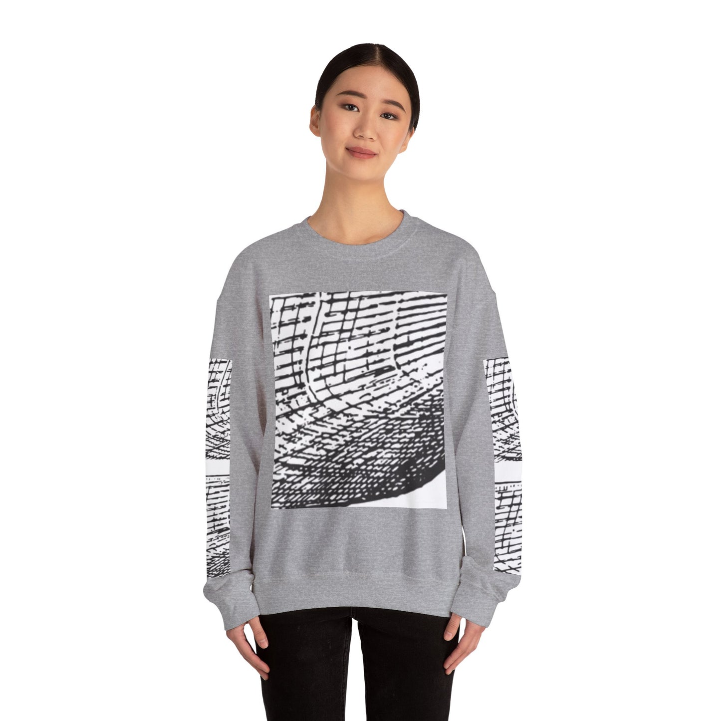 Artistic Unisex Crewneck Sweatshirt - Abstract Design for Cozy Vibes