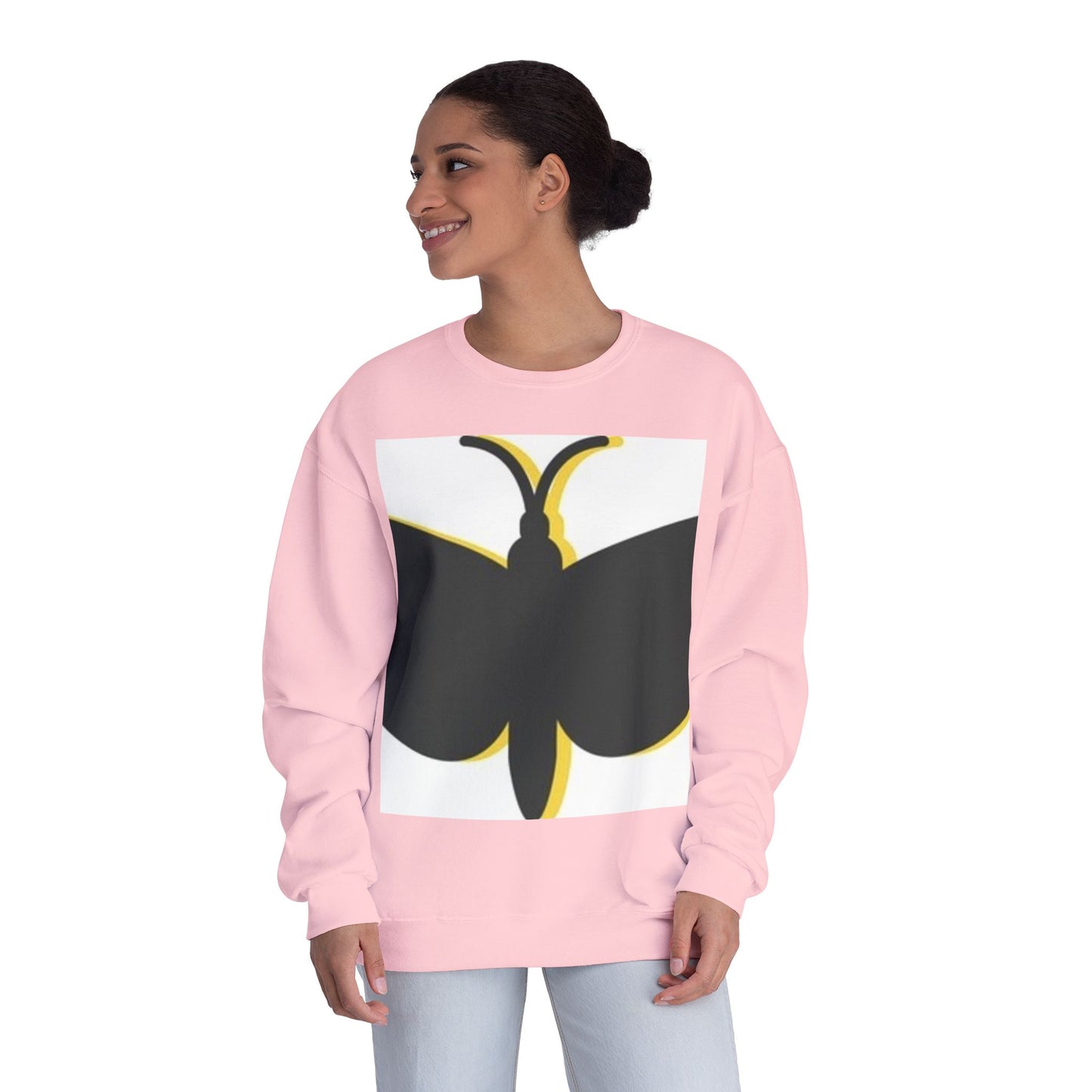Butterfly Emblem Unisex Sweatshirt - Cozy Style for Nature Lovers