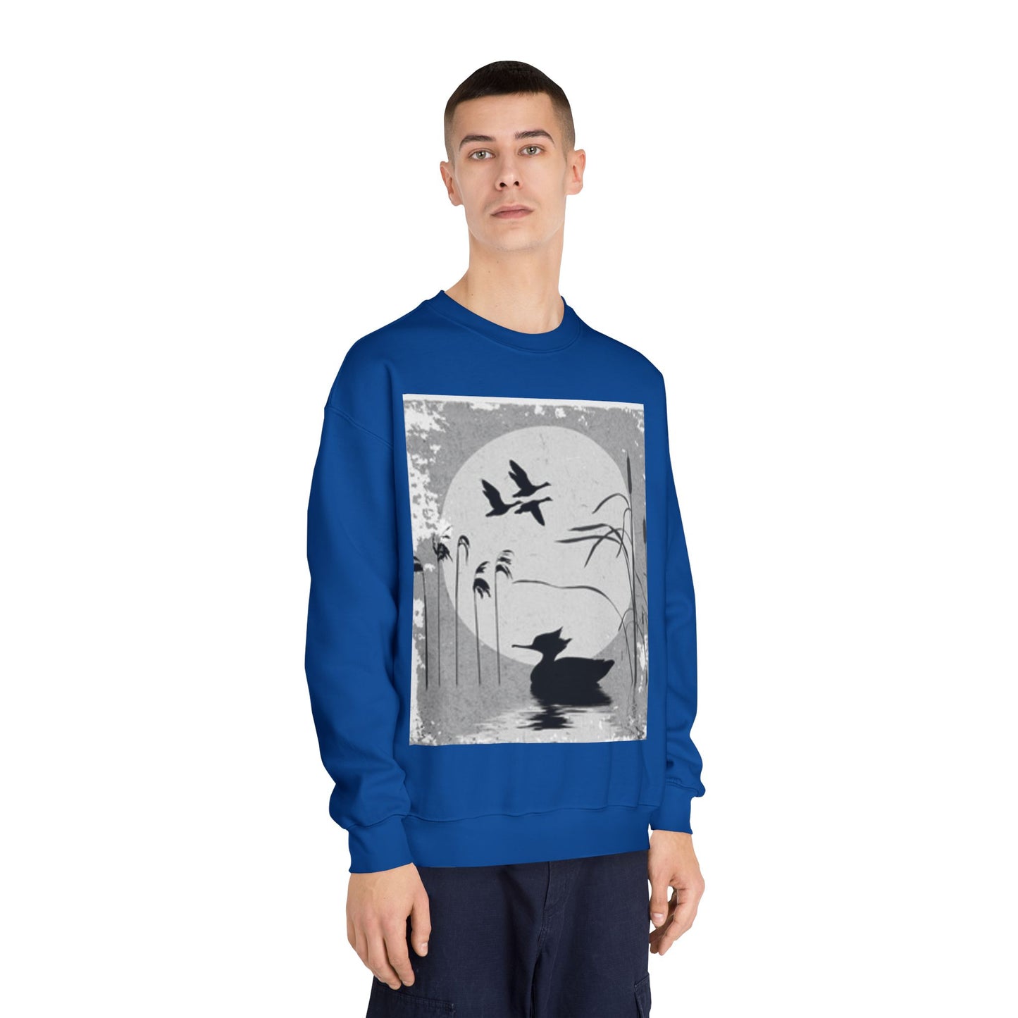 Serene Nature Crewneck Sweatshirt - Unisex Relaxed Fit