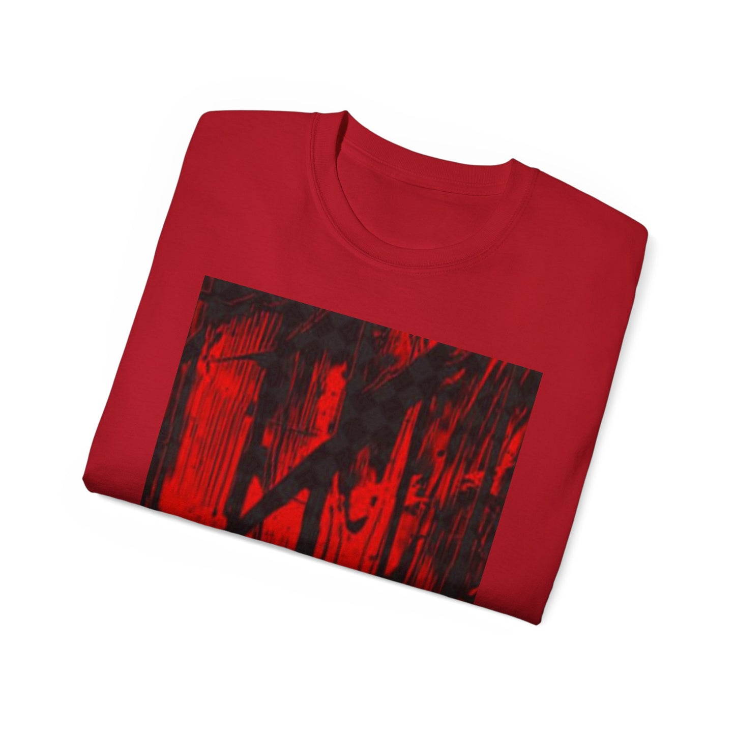 Bold Abstract Red Graphic Tee - Unisex Ultra Cotton Shirt