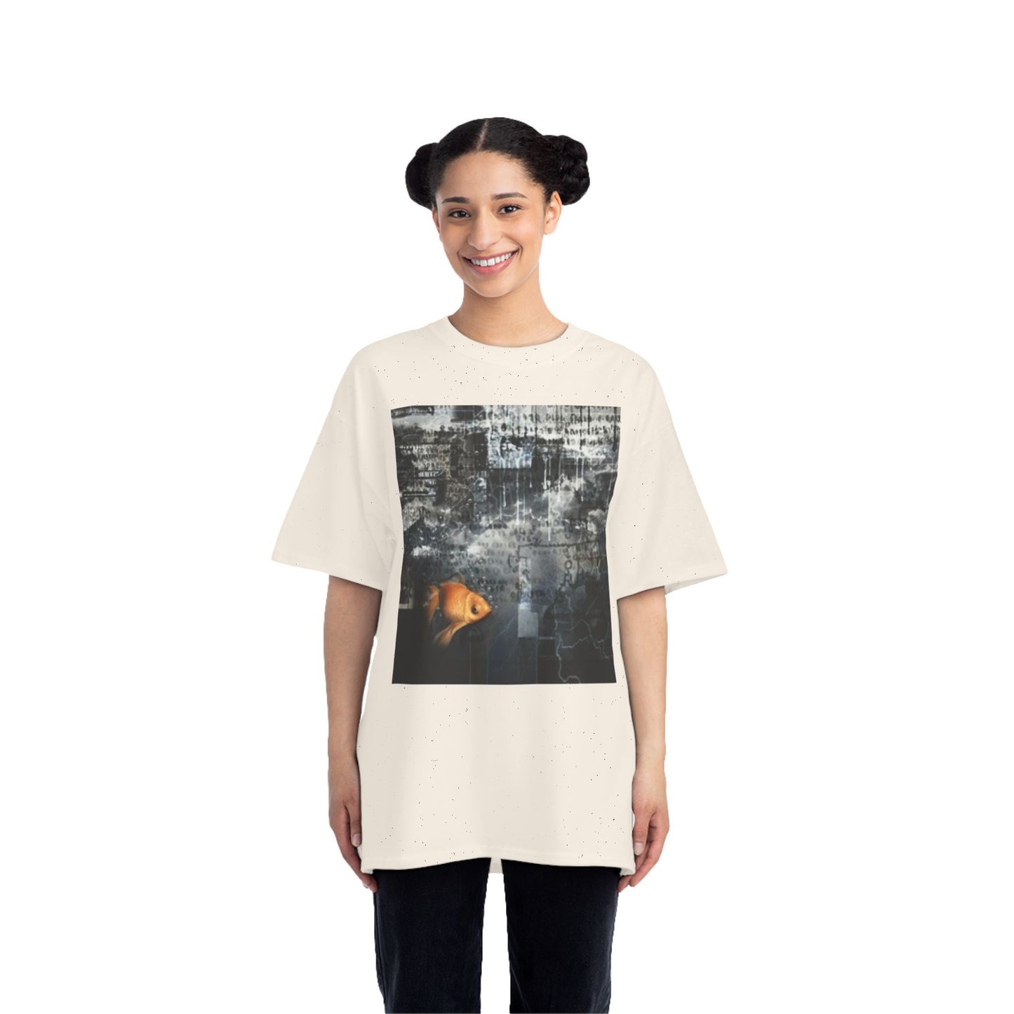 Artistic Goldfish Short-Sleeve T-Shirt for Creative Souls