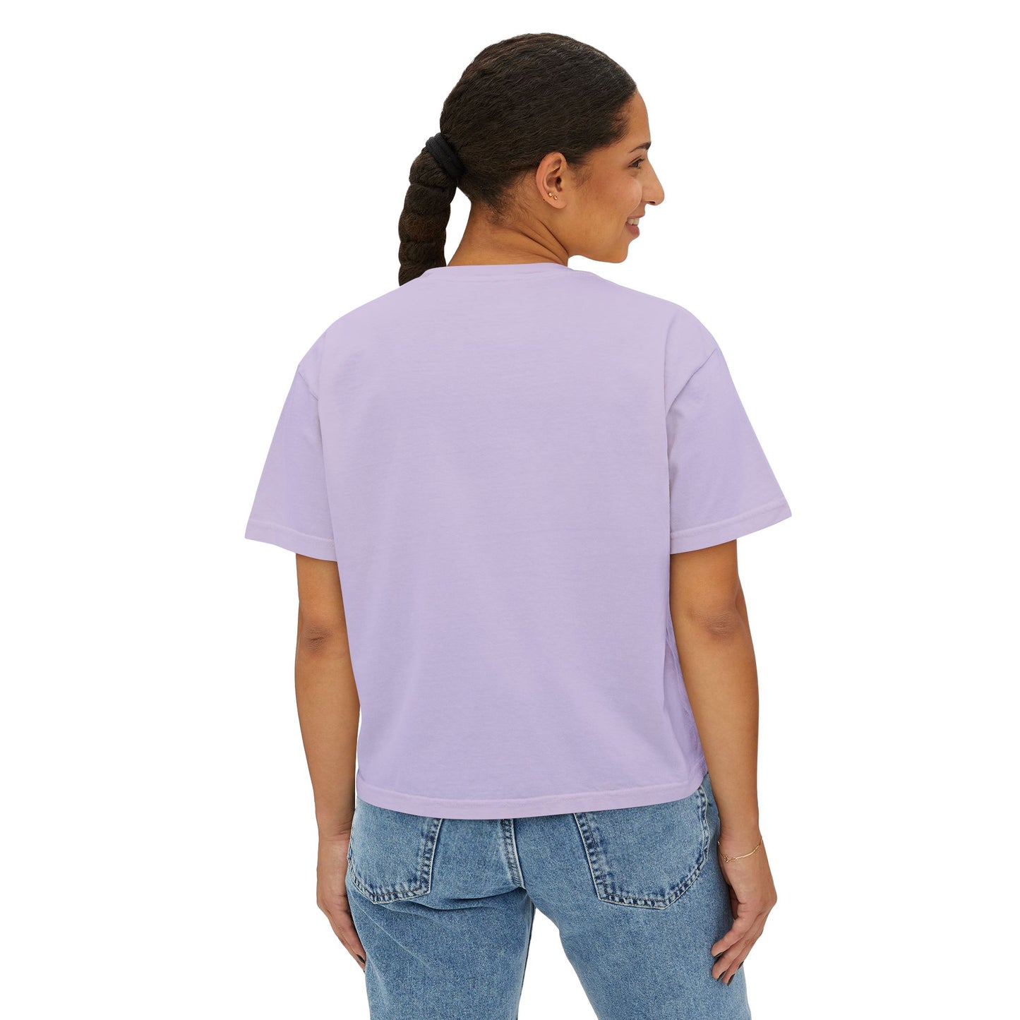 Women's Boxy Tee - Fun Animal Print for Casual Days