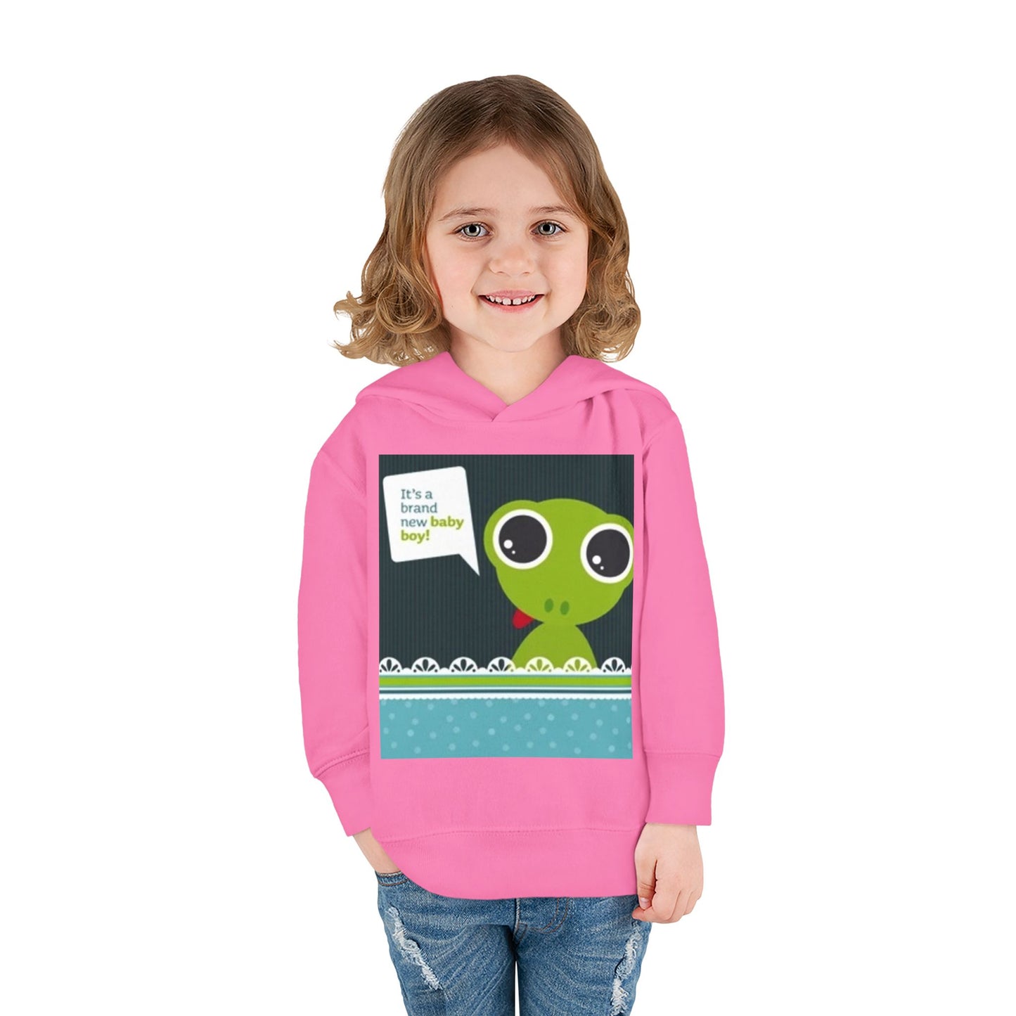 It's a Boy Alien Toddler Hoodie - Cute Fleece Pullover for Boys