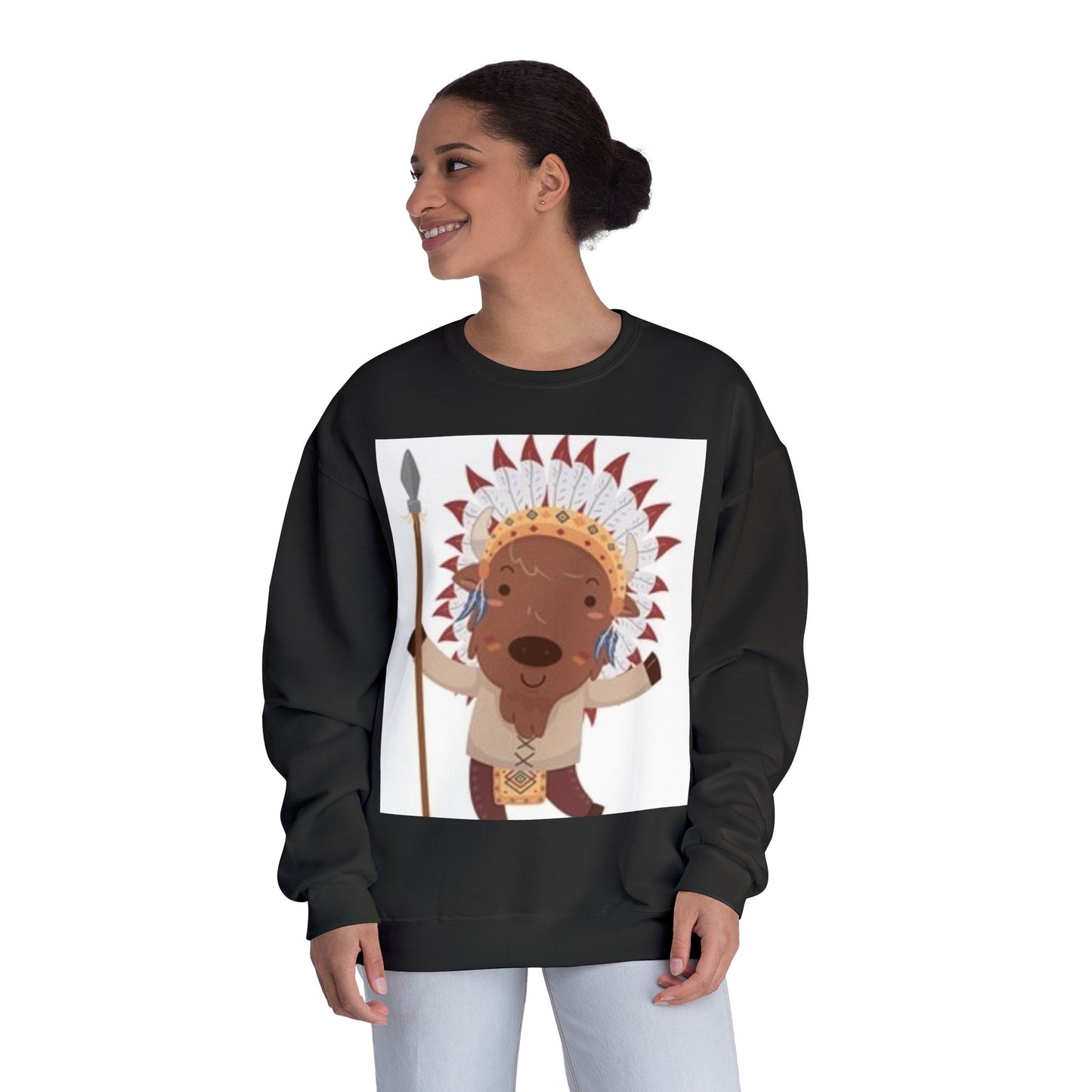 Kid's Chief Character Crewneck Sweatshirt - Fun & Cozy Apparel