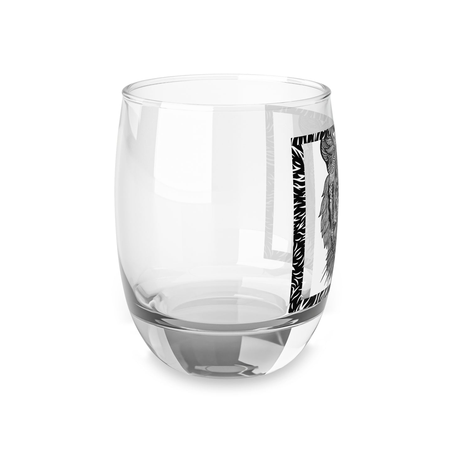 Tiger Design Whiskey Glass | Perfect Gift for Wildlife Lovers
