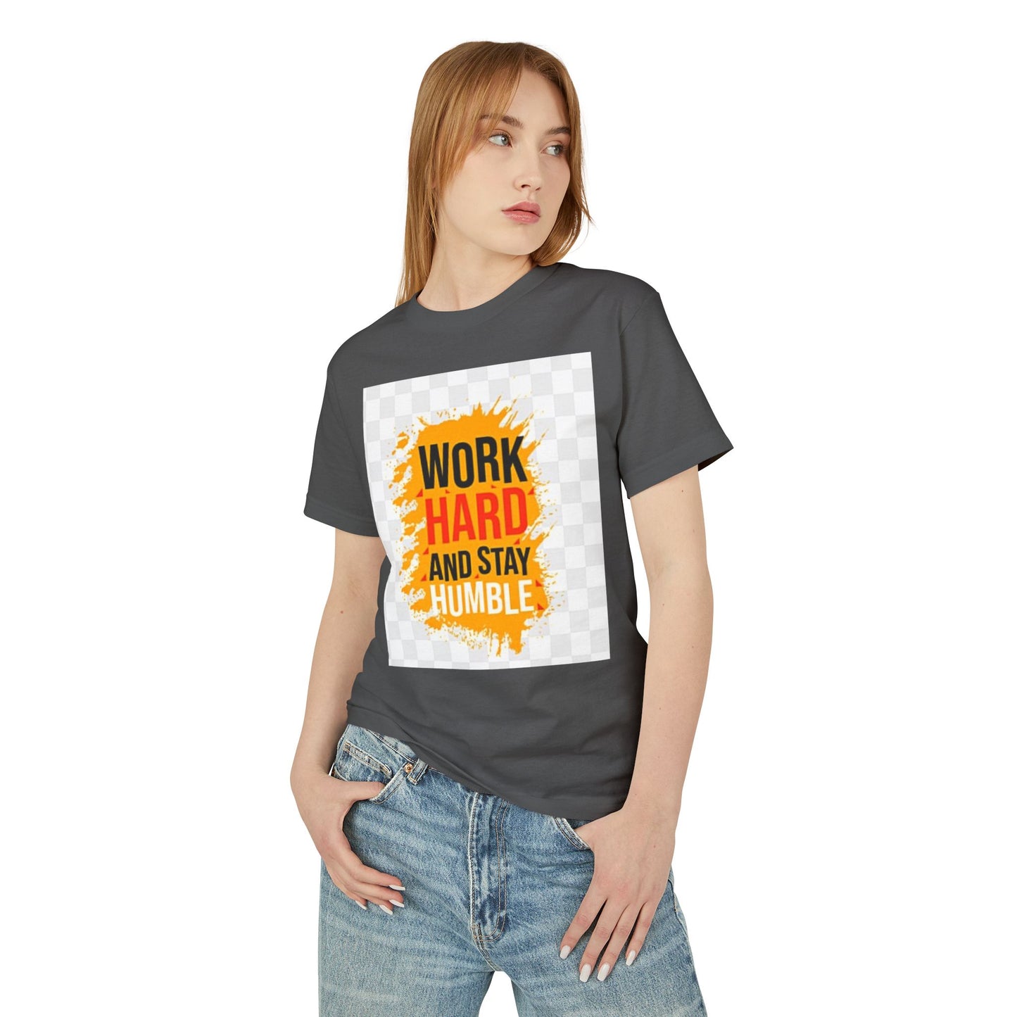 Motivational Unisex Tee - "Work Hard and Stay Humble"