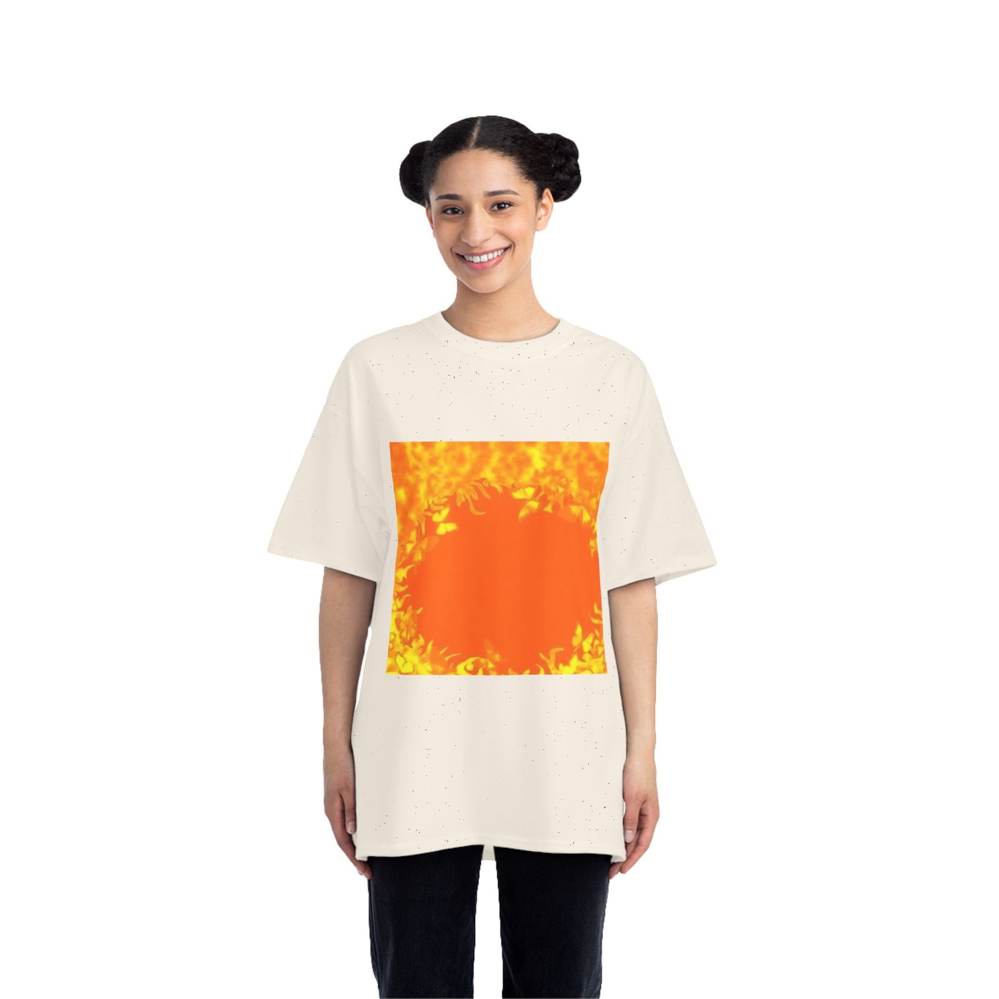 Vibrant Floral Short-Sleeve T-Shirt for Summer Vibes