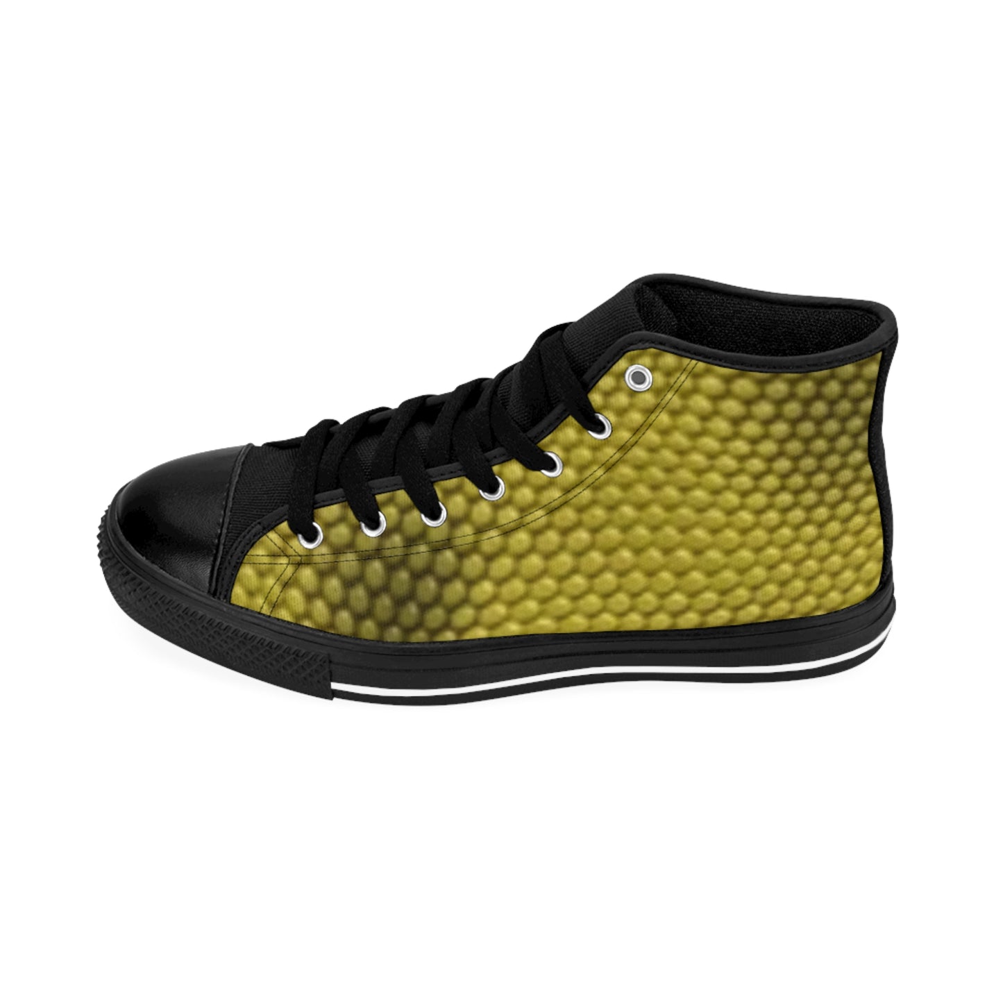 Stylish Men’s Classic Sneakers with Honeycomb Design
