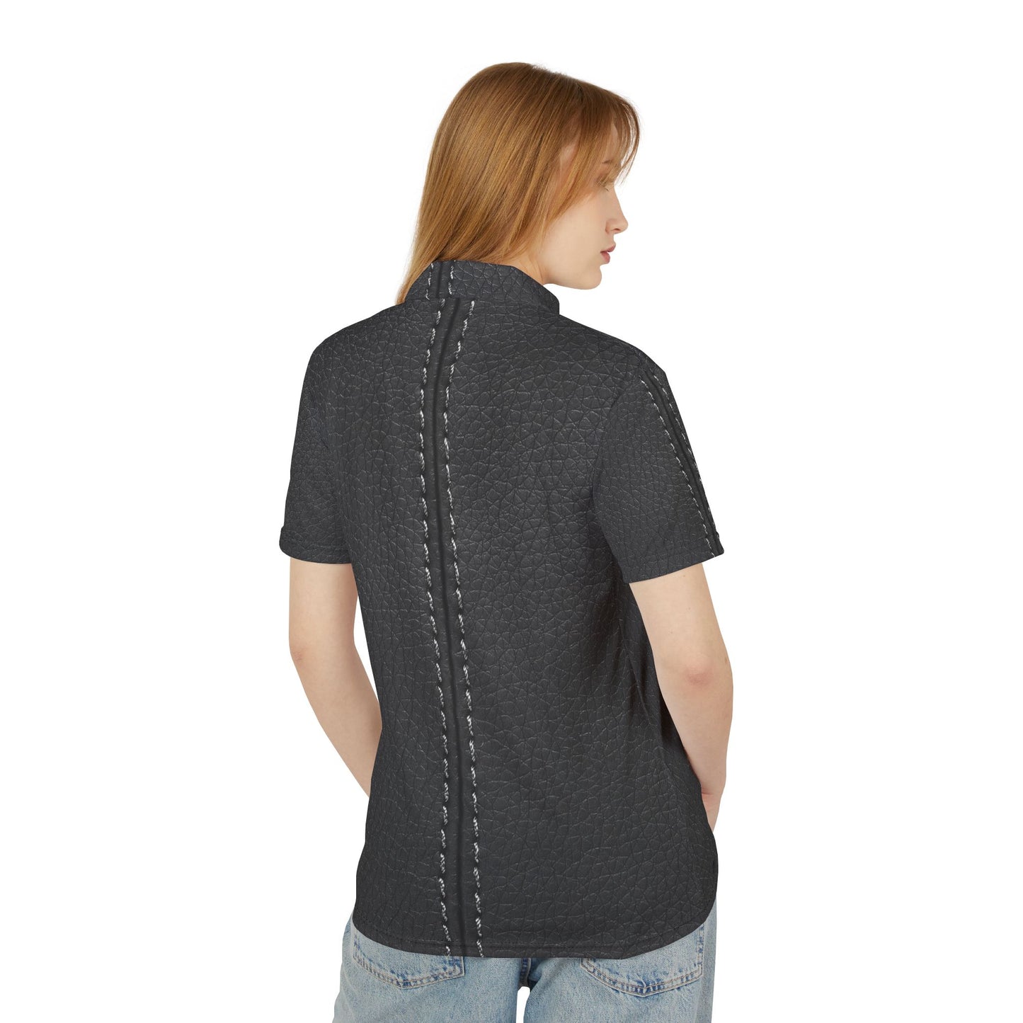 Stylish Textured Unisex Polo Shirt - Casual Comfort for Everyday Wear