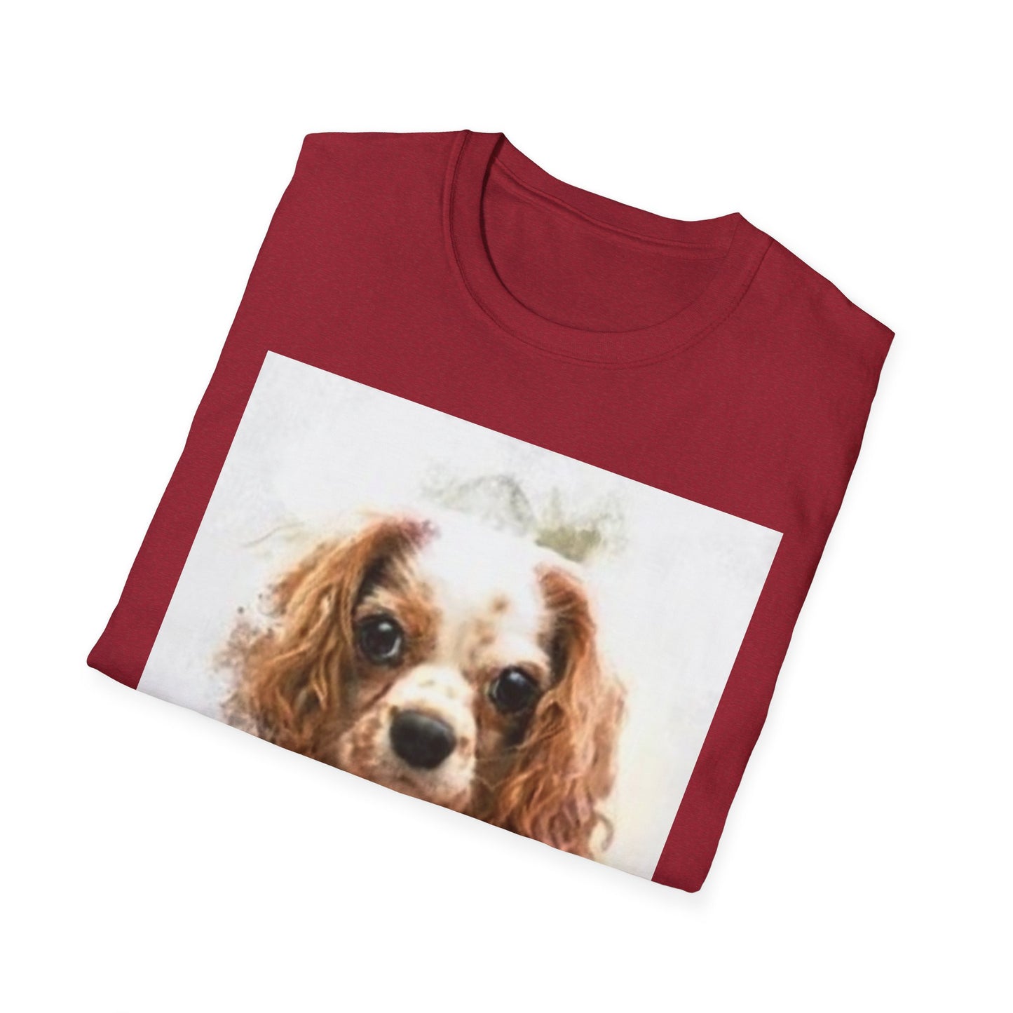 Playful Rabbit Design Unisex Softstyle T-Shirt - Perfect for Spring Celebrations