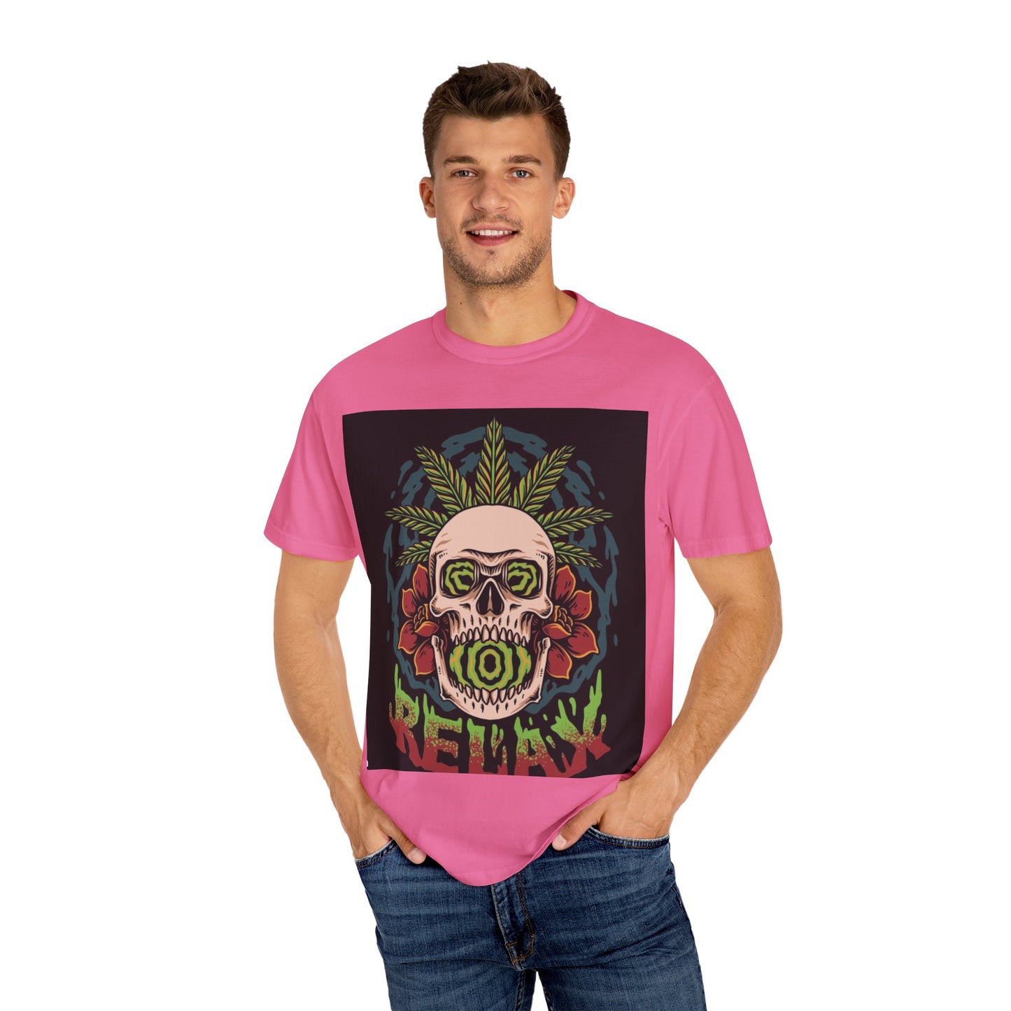 Vibrant Skull Graphic Unisex T-Shirt - Retro Chill Style