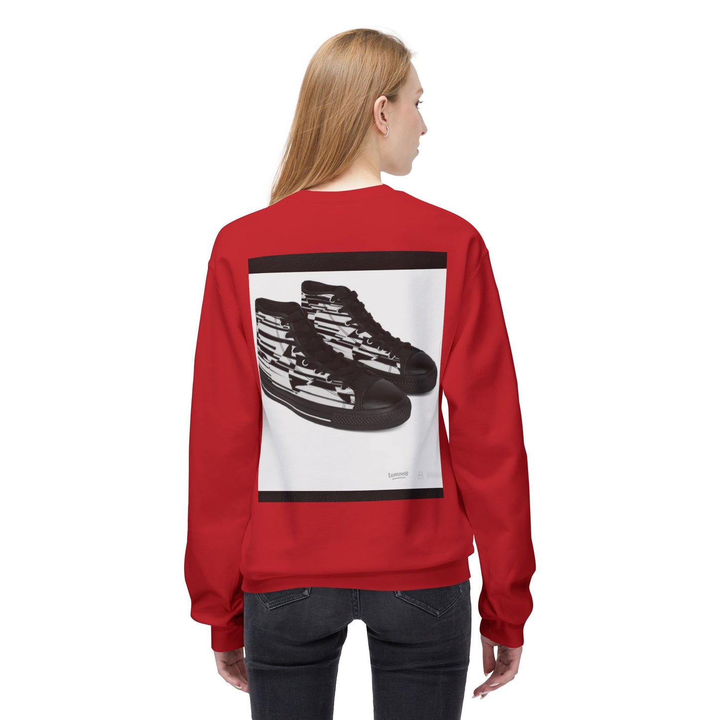 Cool Rhino and Sneakers Fleece Sweatshirt for Trendsetters