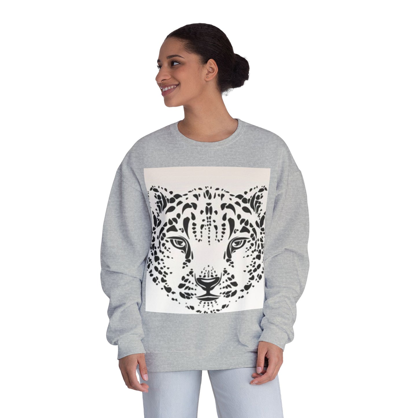 Wild Elegance Tiger Crewneck Sweatshirt | Cozy Unisex Design