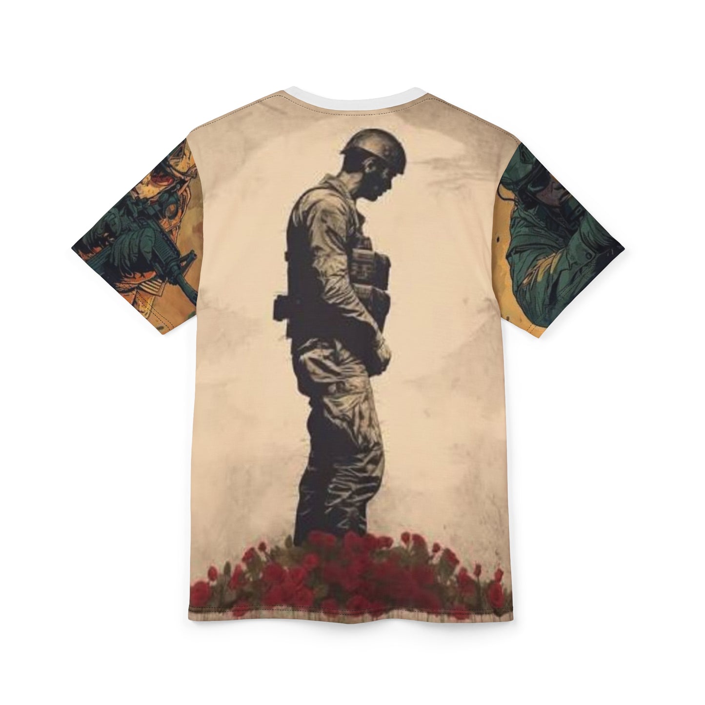 Unisex Military Graphic Tee - Rare Combat Design