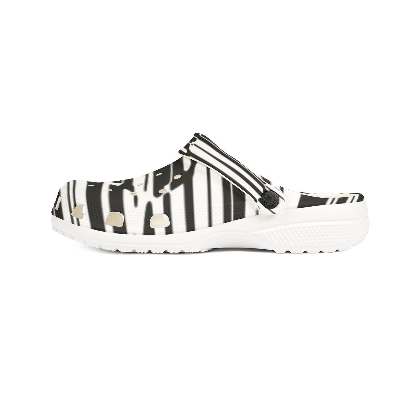 Stylish EVA Foam Rubber Clogs with Abstract Pattern