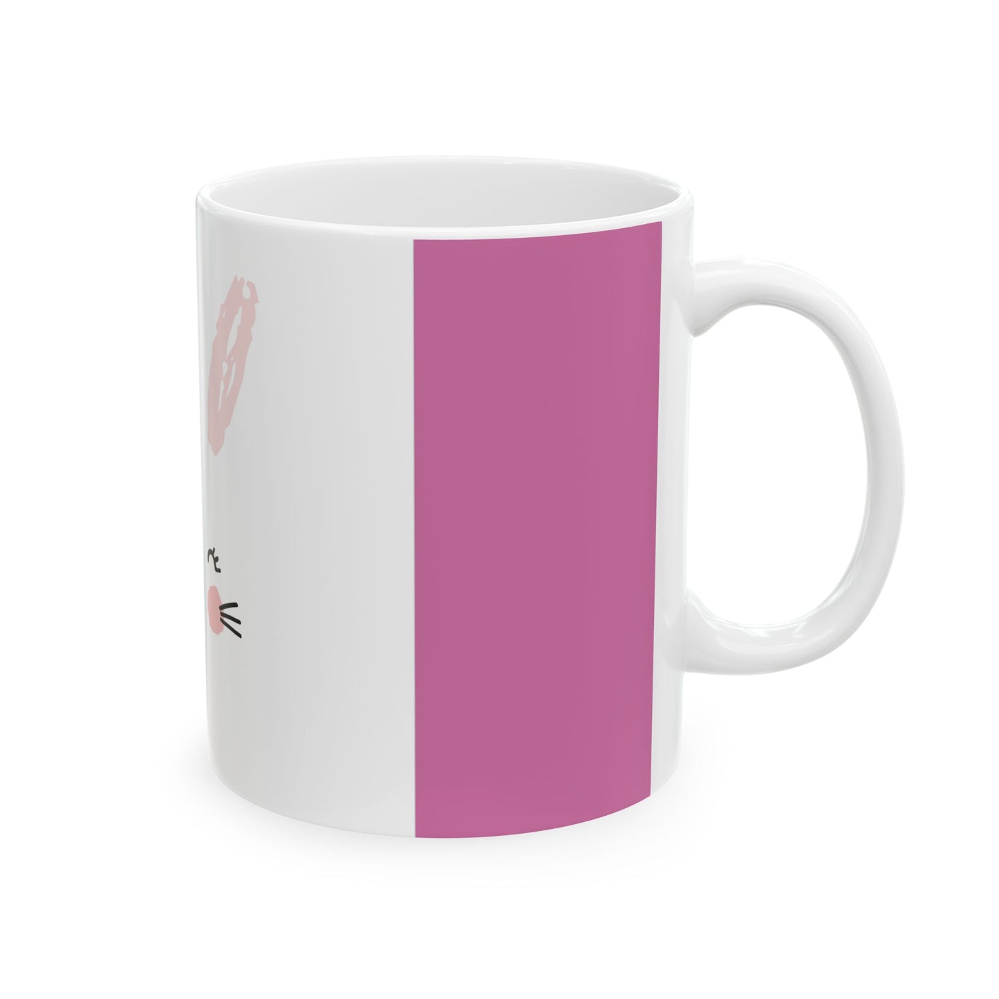Cute Bunny Ceramic Mug – Ideal Gift for Animal Lovers