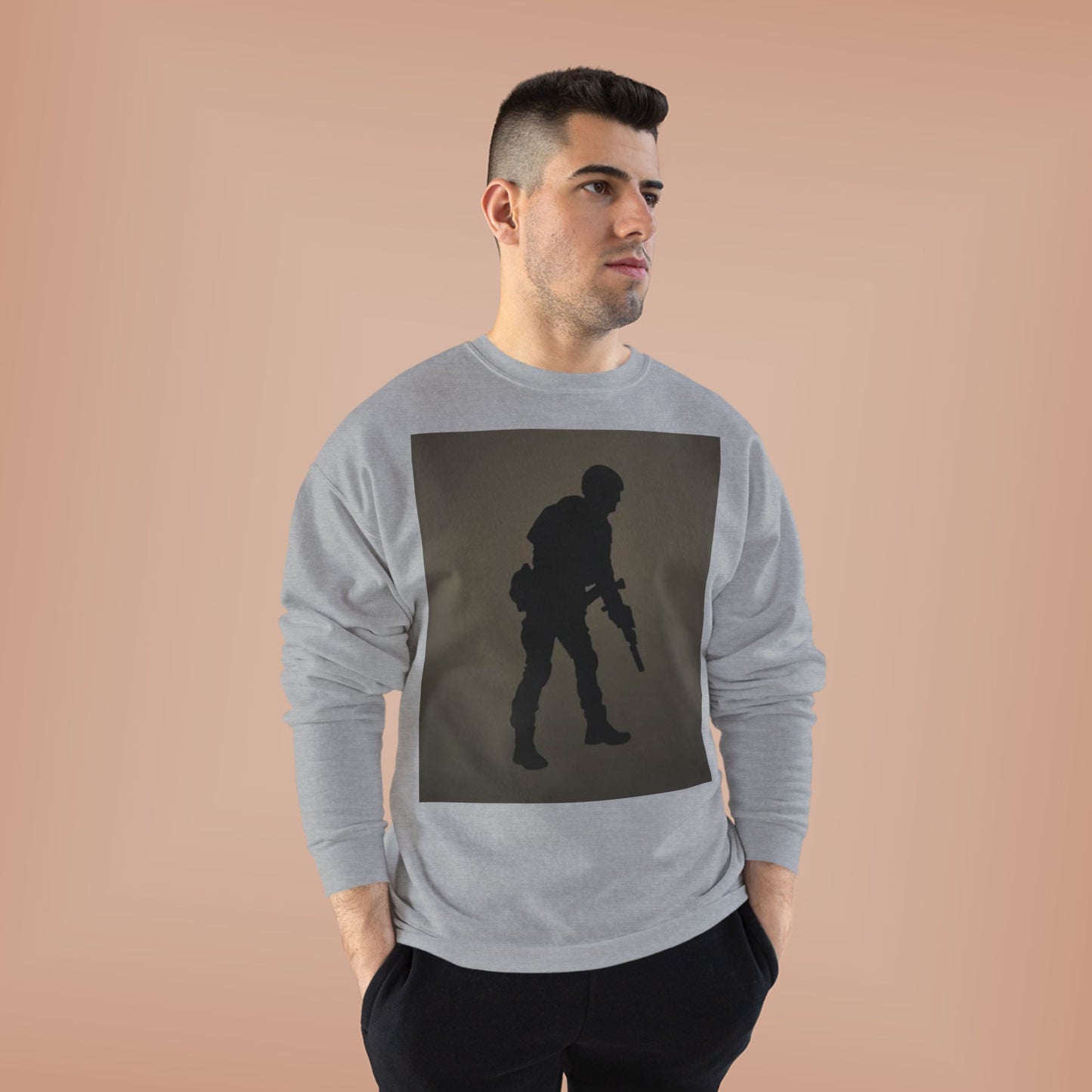 Unisex EcoSmart® Crewneck Sweatshirt - Military Inspired Design