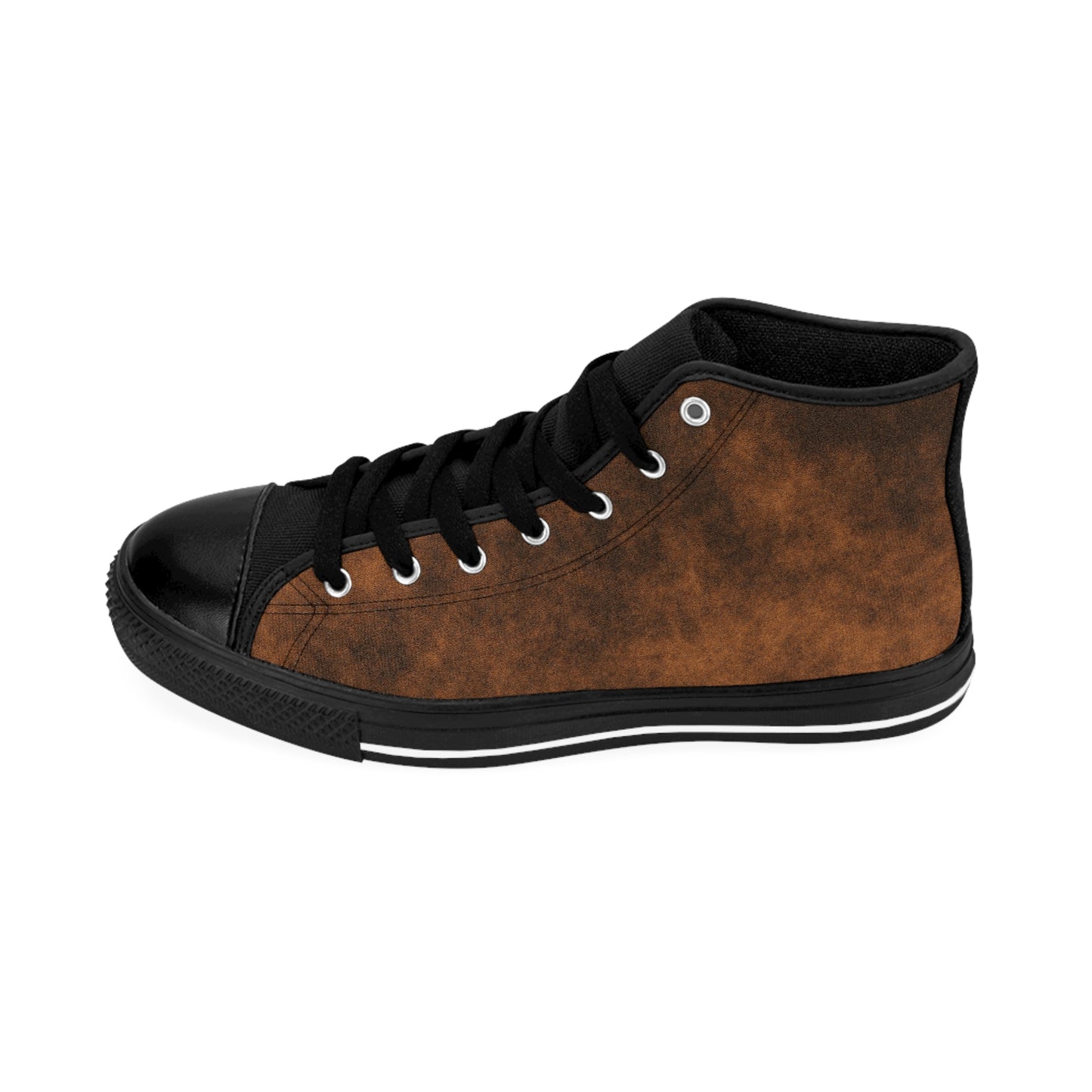 Vintage Brown High-Top Sneakers for Everyday Style
