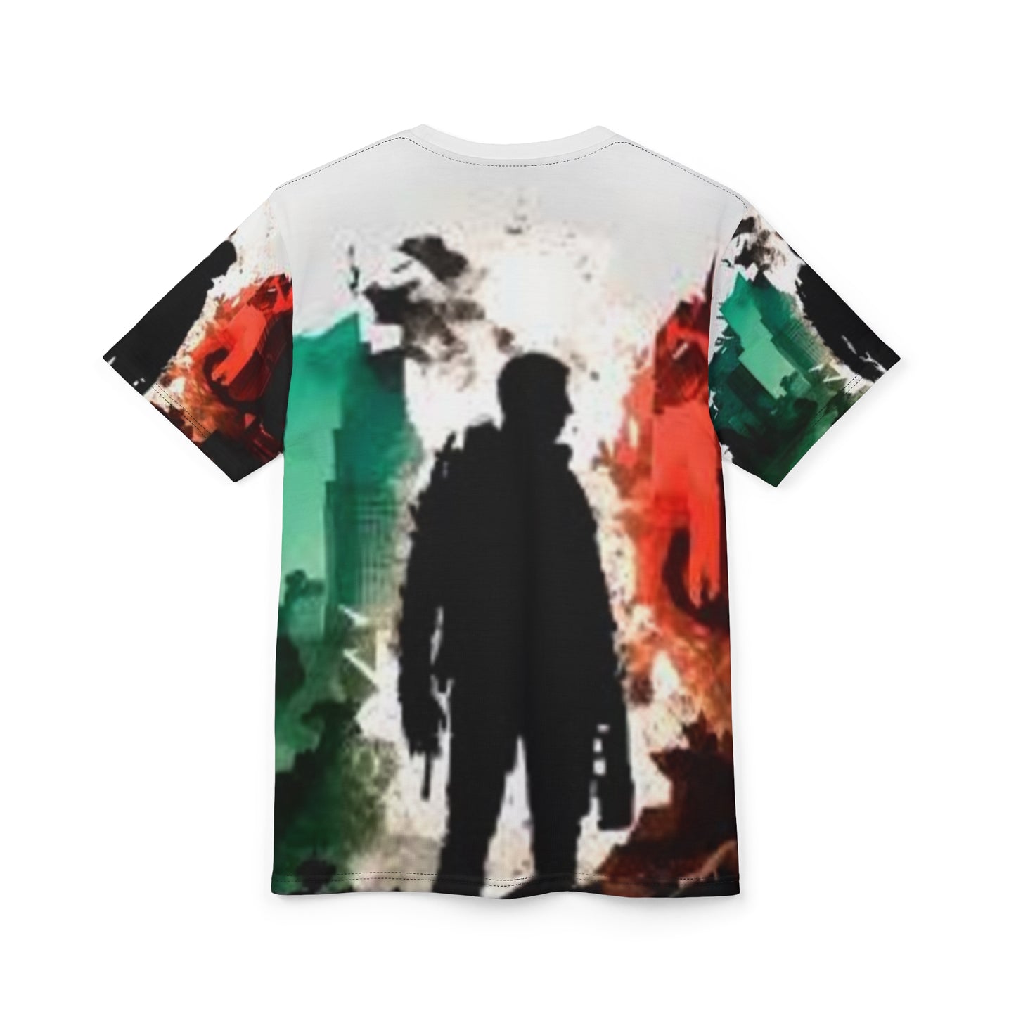 Bold Soldier Graphic Unisex Tee - Edgy Streetwear for Adventures