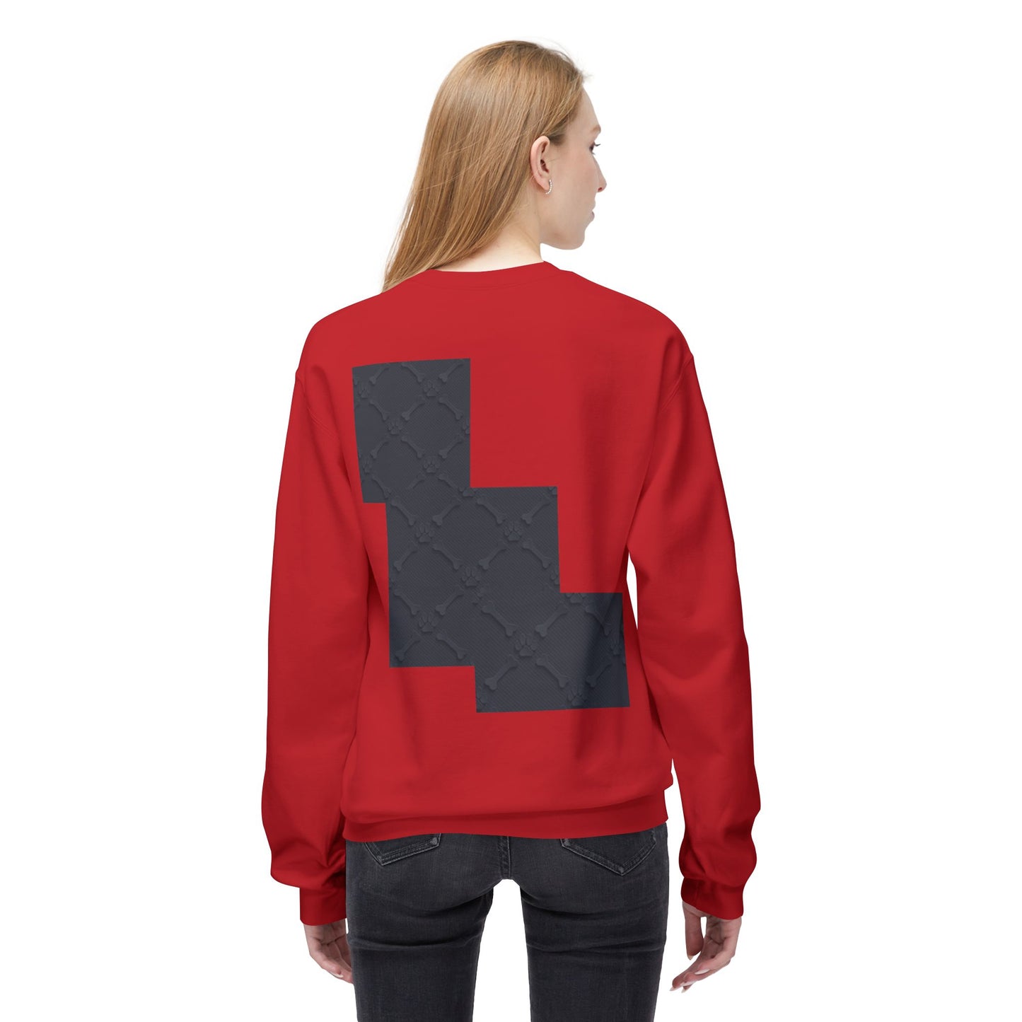 Minimalist Pet-Themed Crewneck Sweatshirt for Animal Lovers