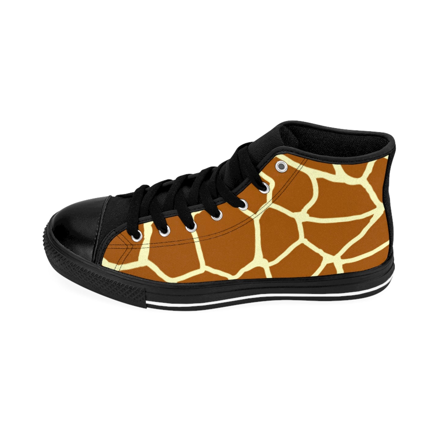 Stylish Giraffe Print High-Top Sneakers for Men