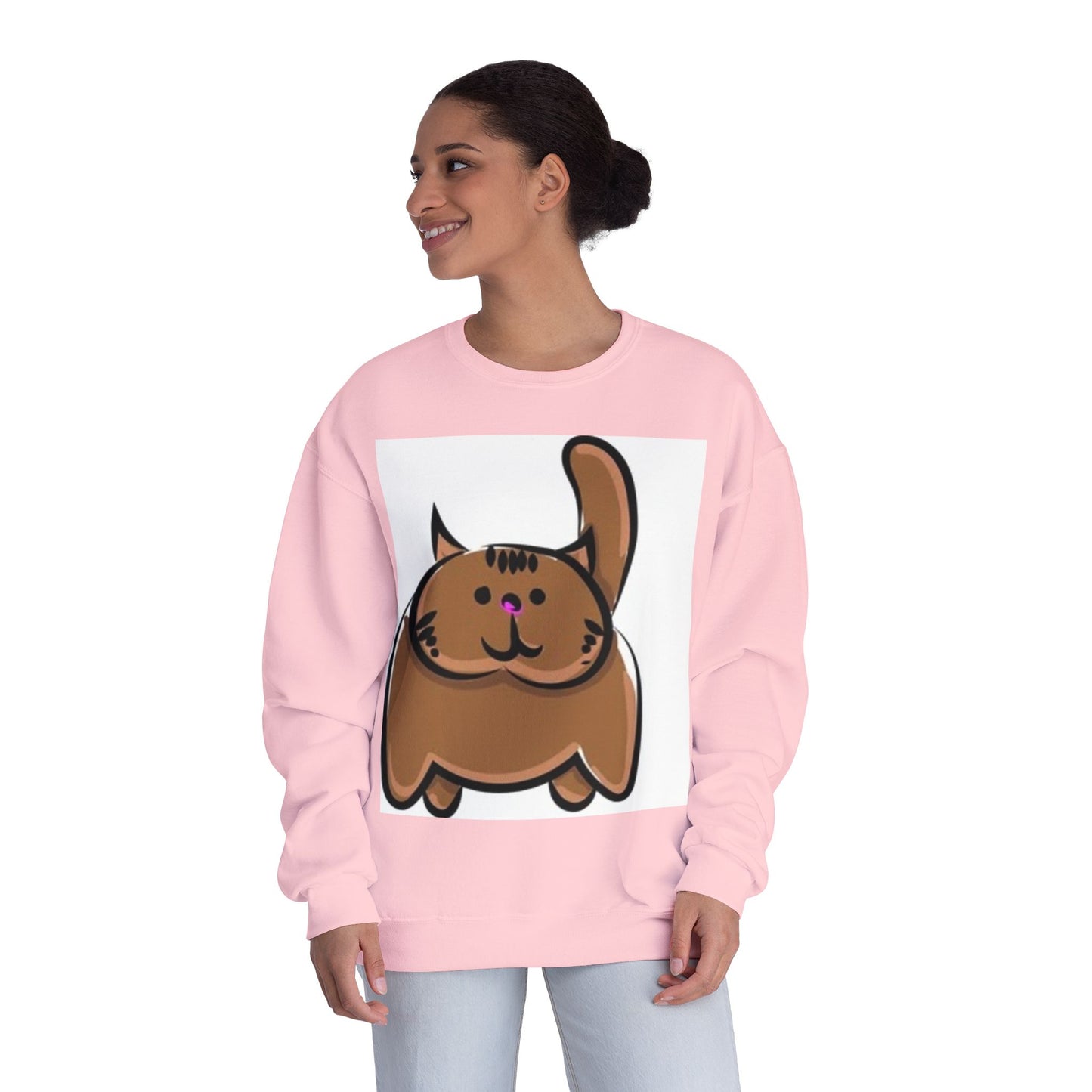 Cute Cartoon Cat Unisex Sweatshirt