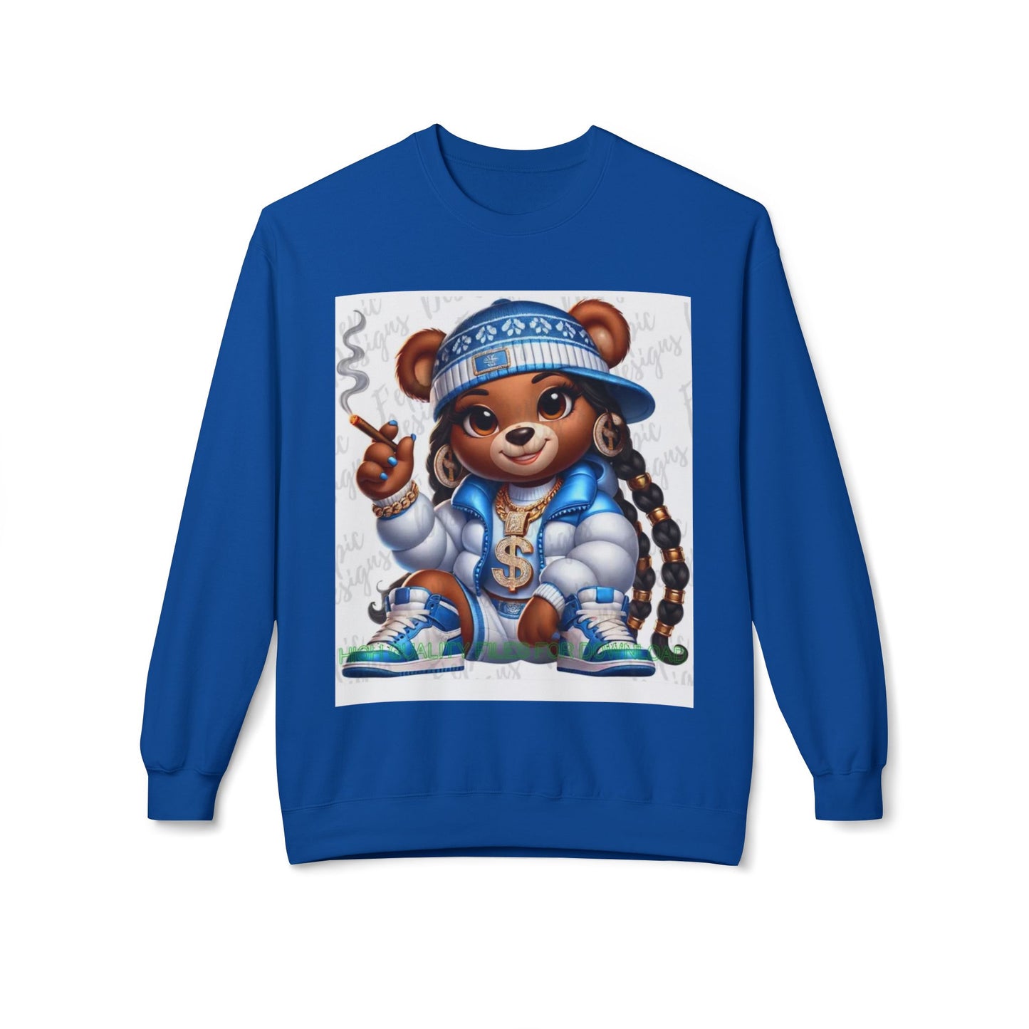 Cool Bear Streetwear Sweatshirt - Funky Unisex Crewneck with Attitude