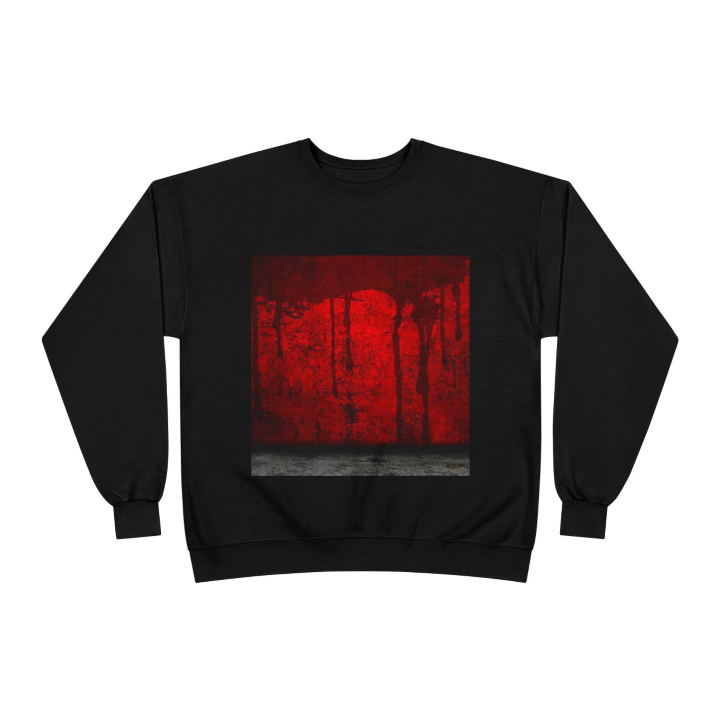 Unisex Eco-Friendly Red Abstract Sweatshirt