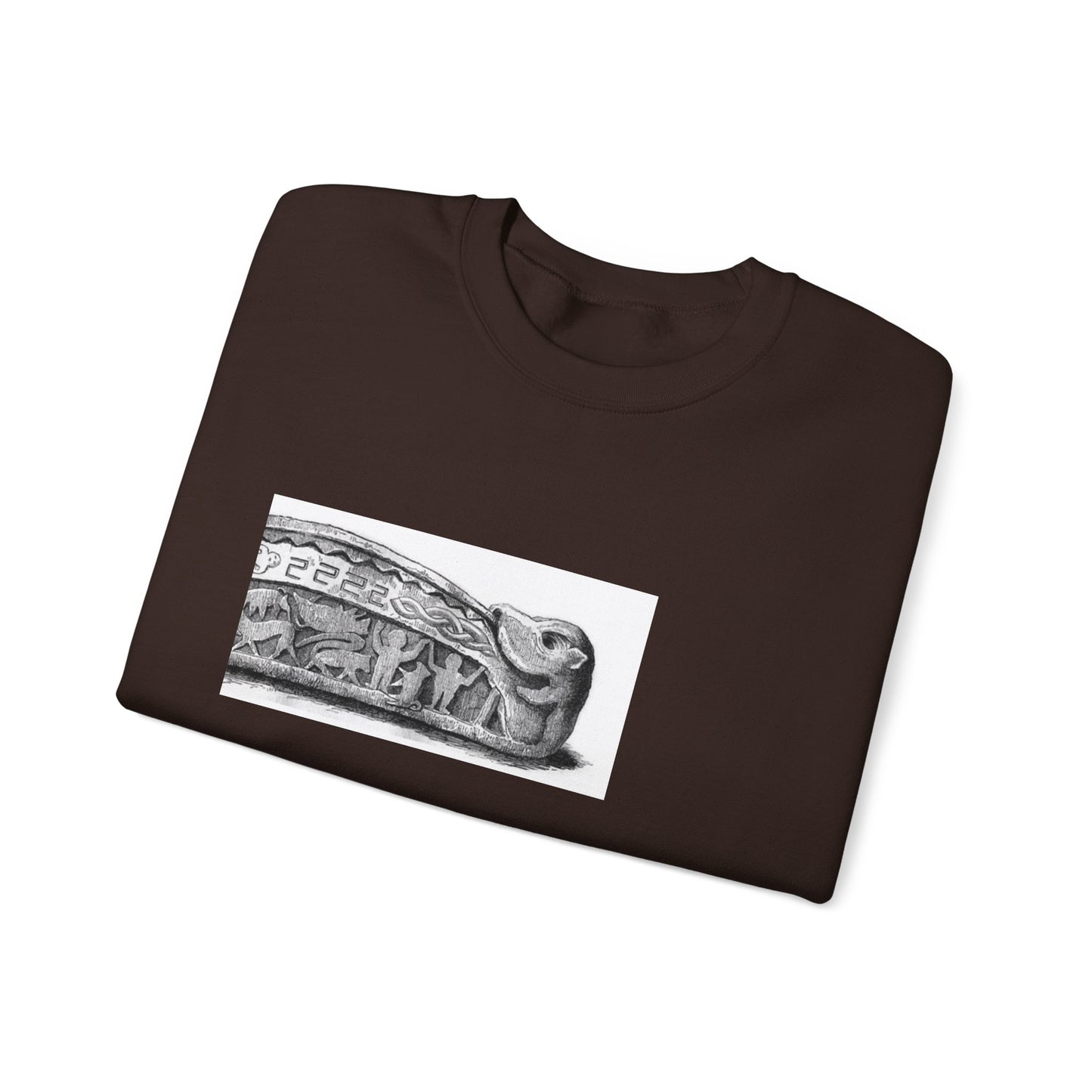 Artistic Unisex Heavy Blend™ Crewneck Sweatshirt - Vintage-Inspired Graphic Design
