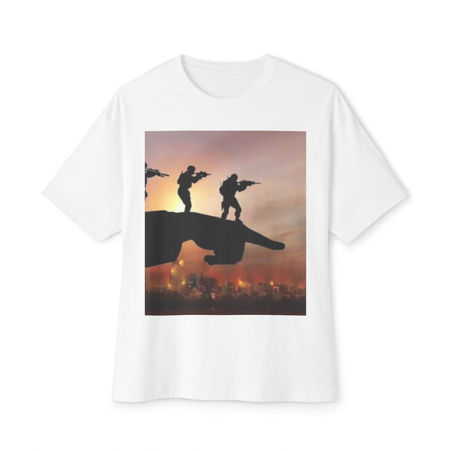 Epic Adventure Unisex Oversized Boxy Tee - Bold Graphic Design