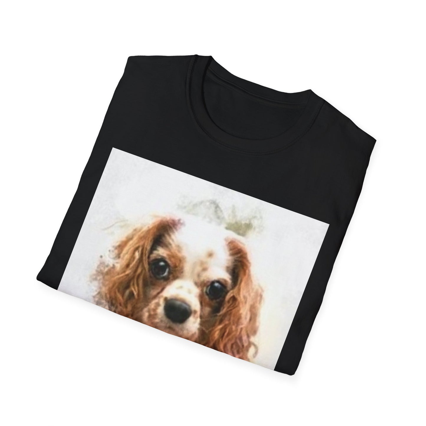Playful Rabbit Design Unisex Softstyle T-Shirt - Perfect for Spring Celebrations
