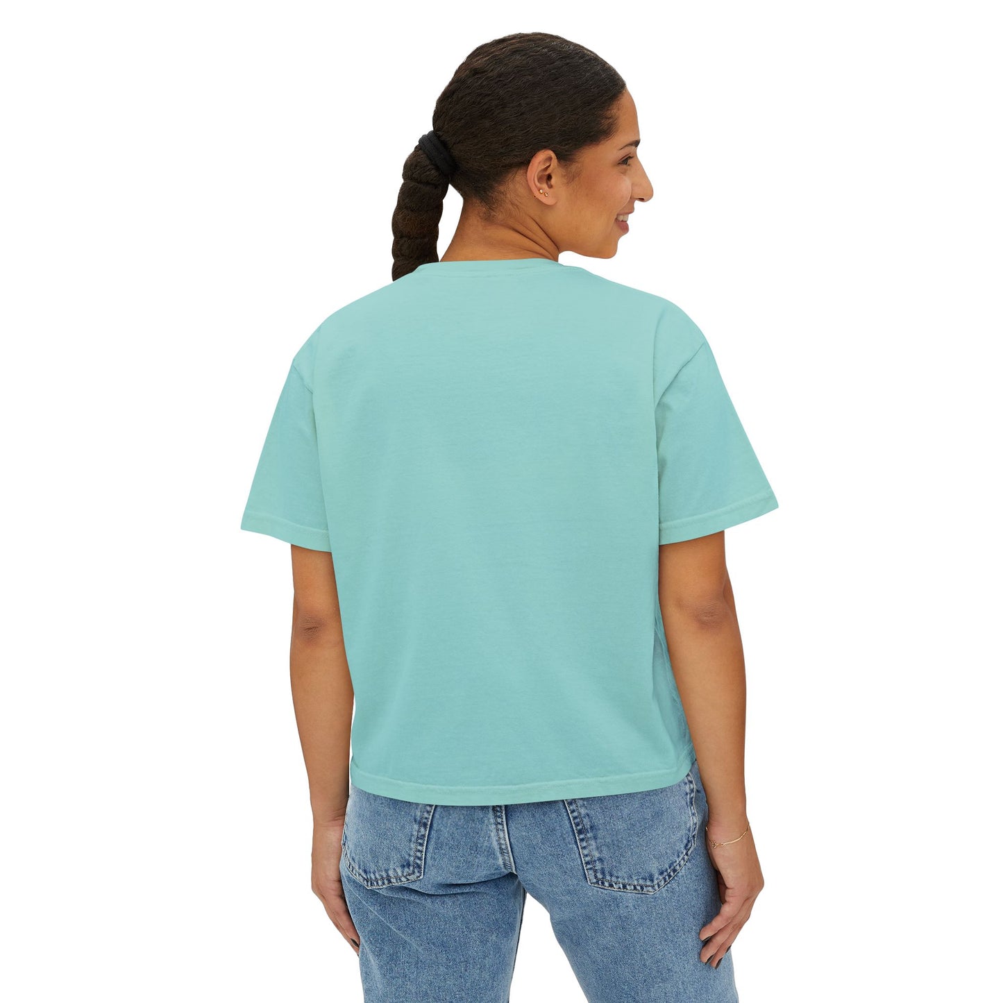 Women's Boxy Tee - Fun Animal Print for Casual Days