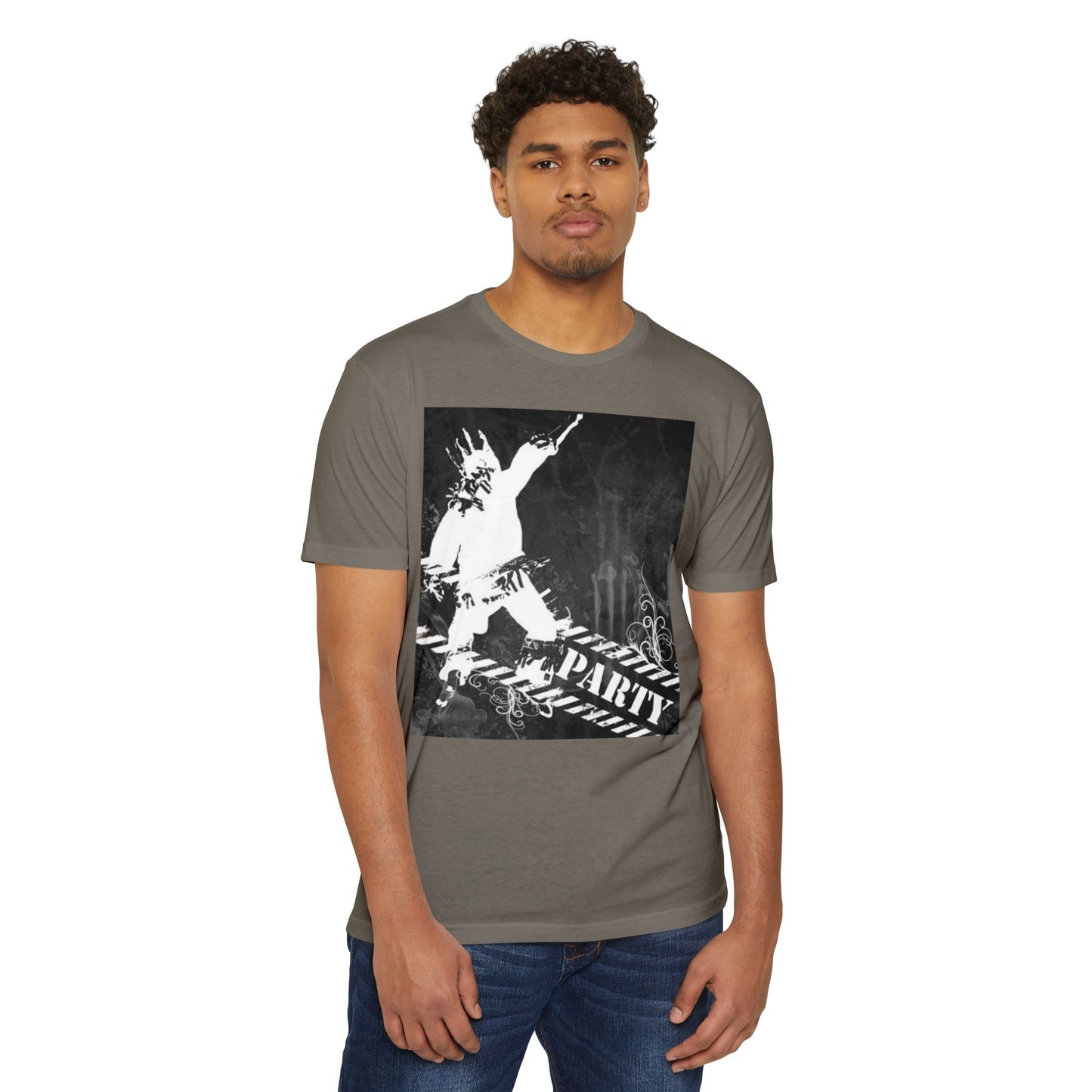 Party Vibes Unisex CVC Jersey T-Shirt