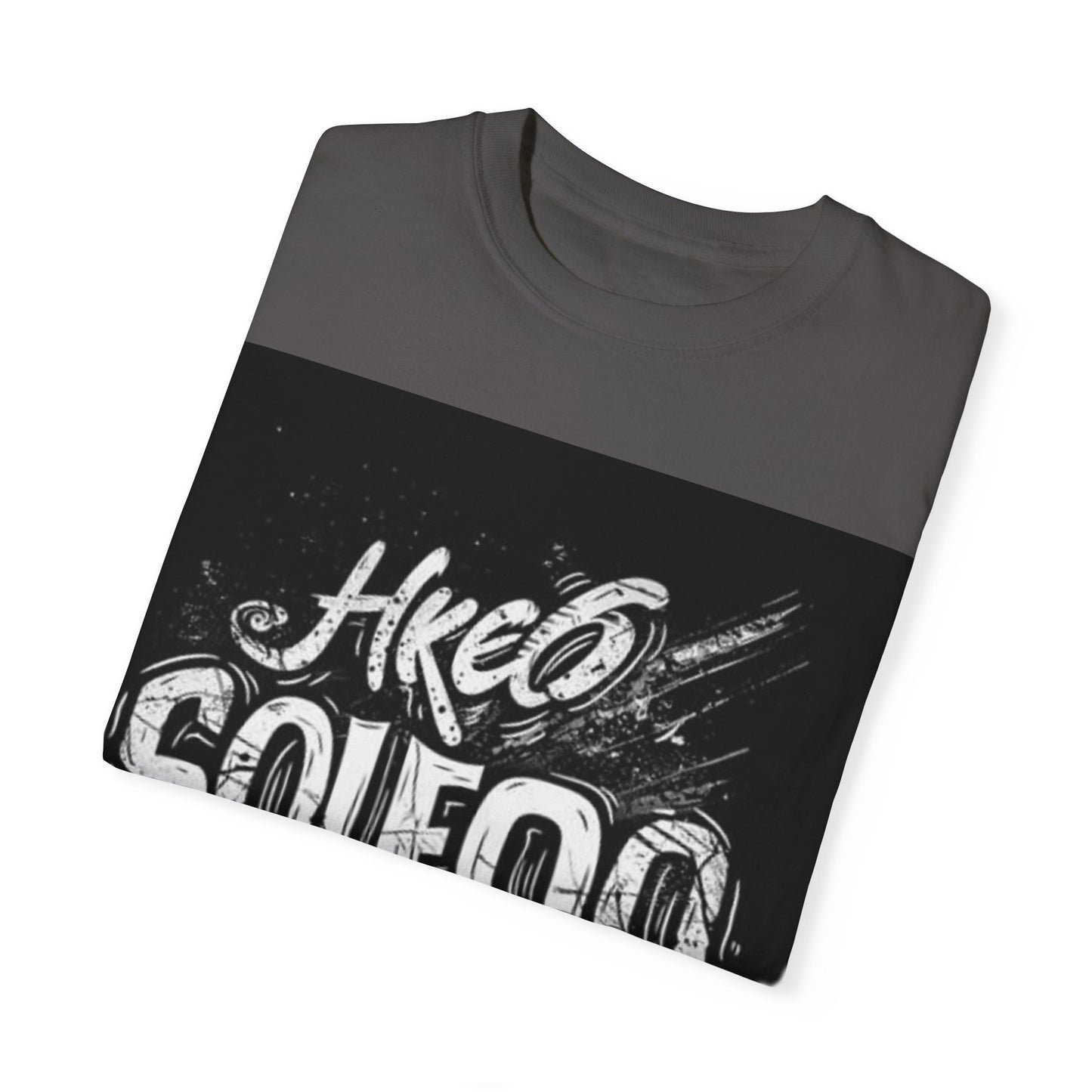 Unisex Garment-Dyed T-Shirt - Retro Squeal Graphic Tee