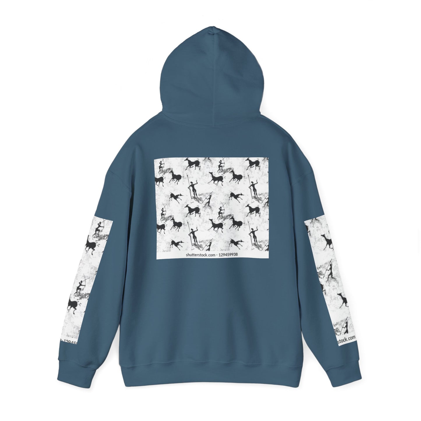 Unisex Heavy Blend Hooded Sweatshirt - Equestrian-Inspired Design