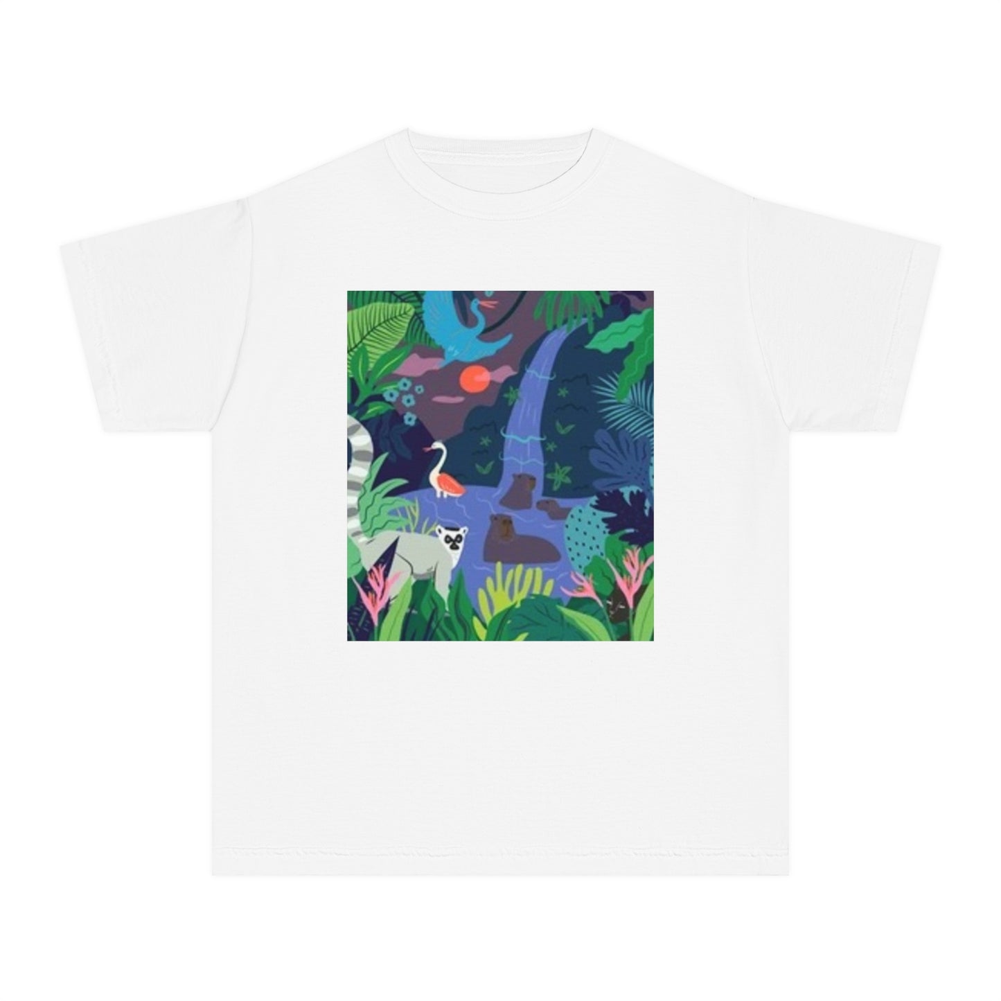 Colorful Jungle Adventure Youth Tee