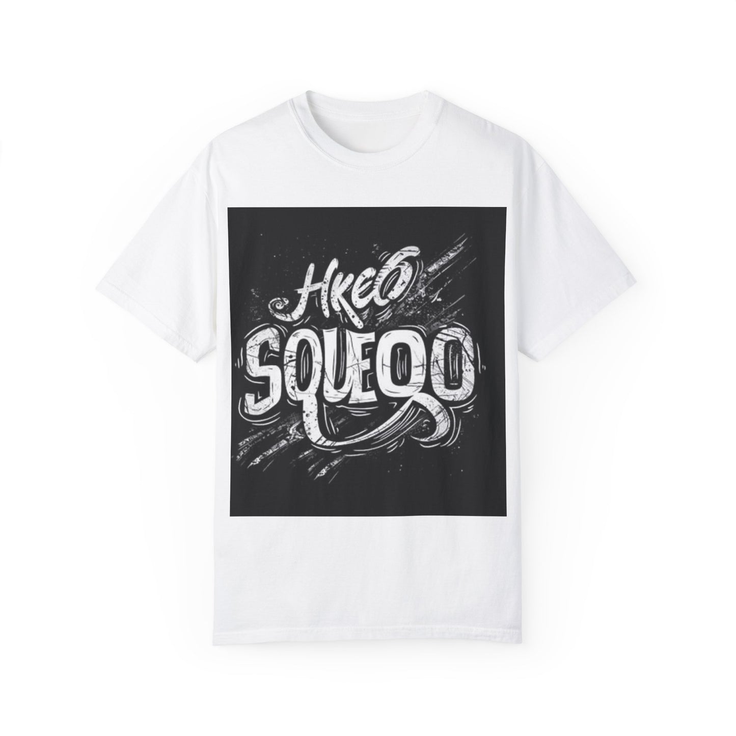 Unisex Garment-Dyed T-Shirt - Retro Squeal Graphic Tee