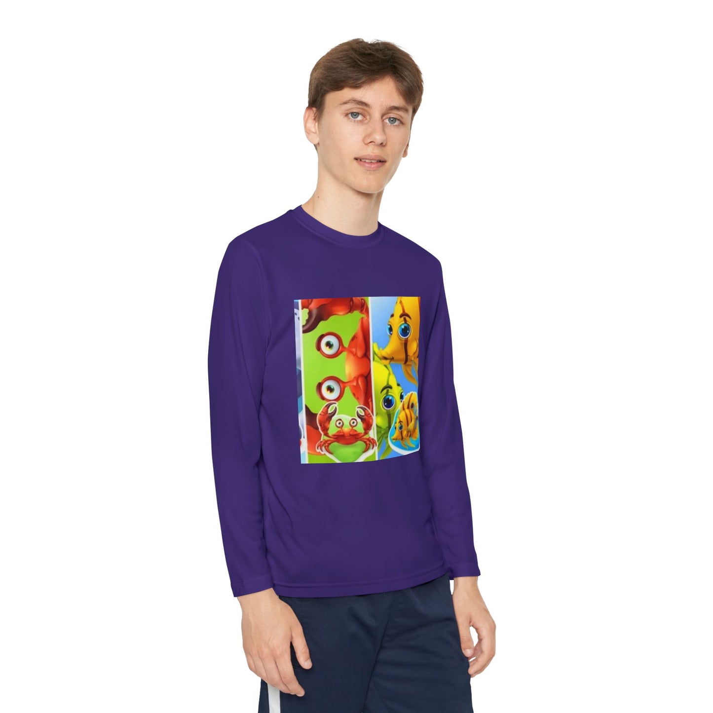 Vibrant Youth Long Sleeve Tee - Fun Animal Designs for Playful Kids