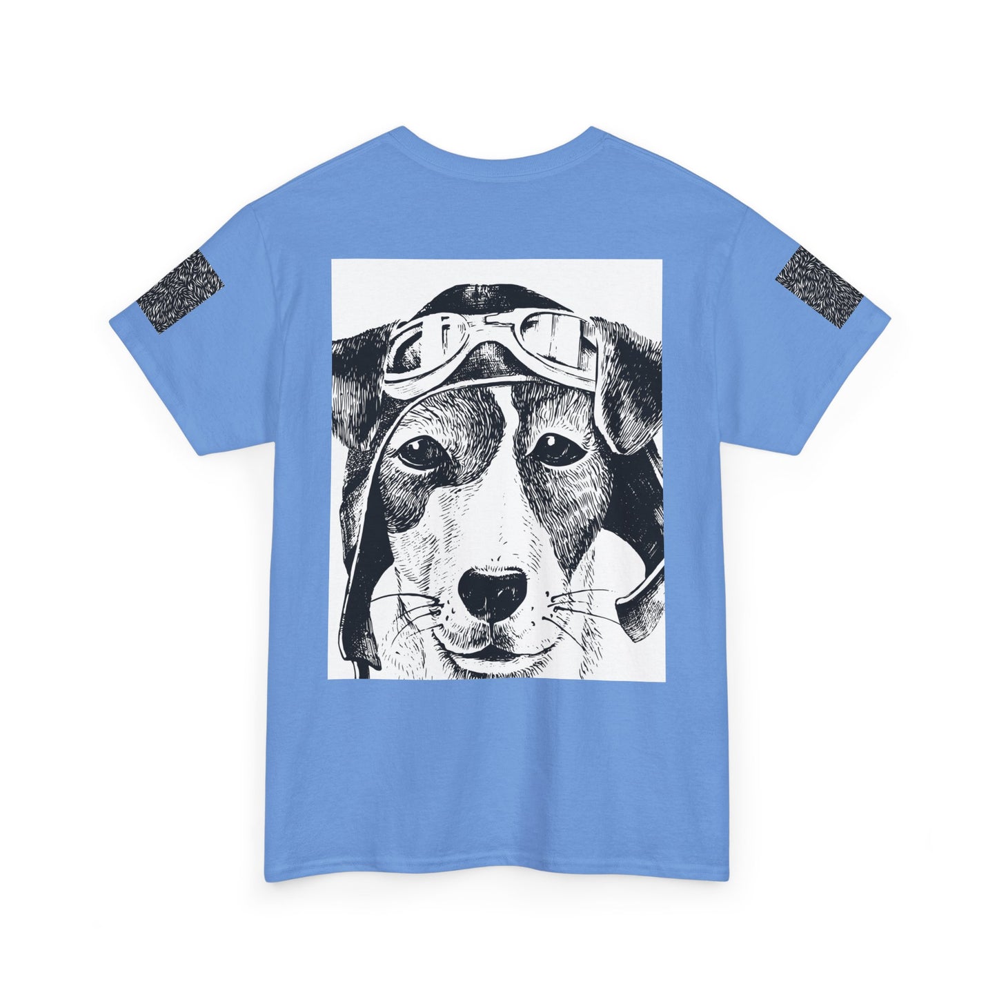 Vintage Aviator Dog Unisex Heavy Cotton Tee