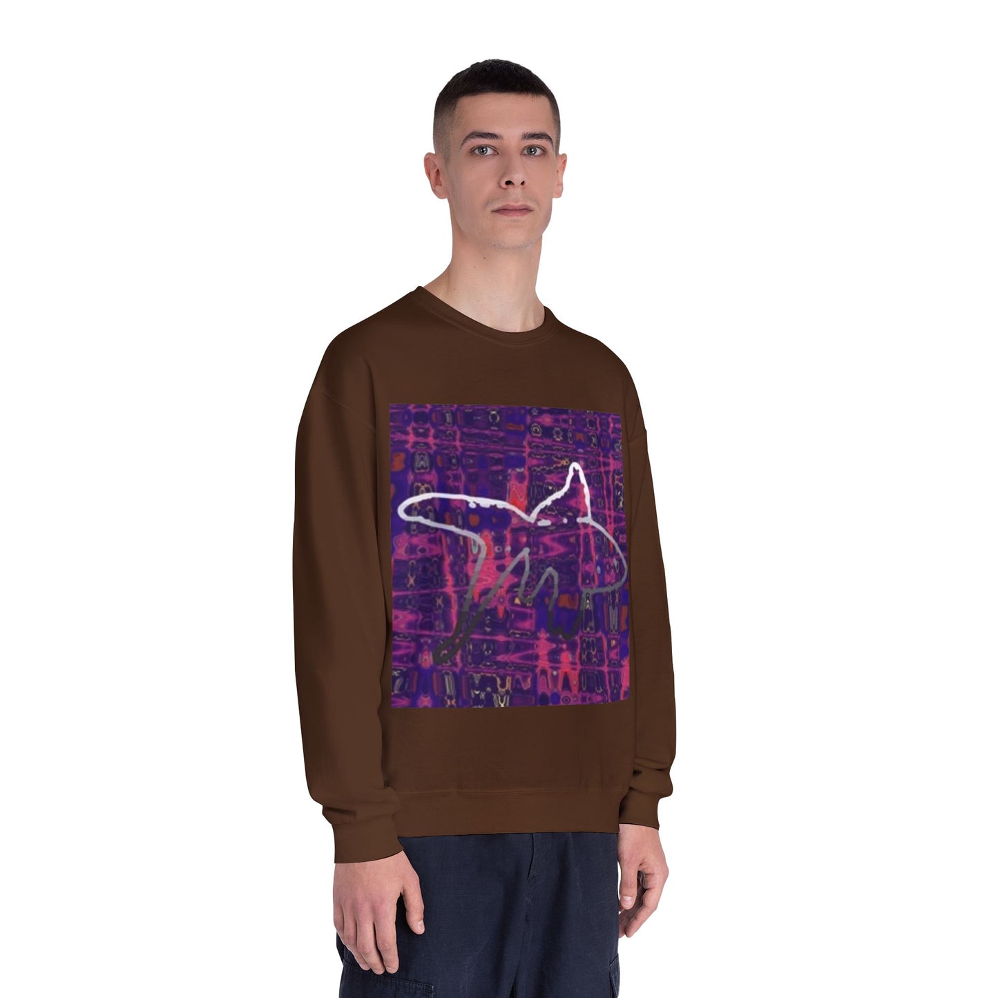 Artistic Crewneck Sweatshirt - Unisex Abstract Design for Cozy Comfort