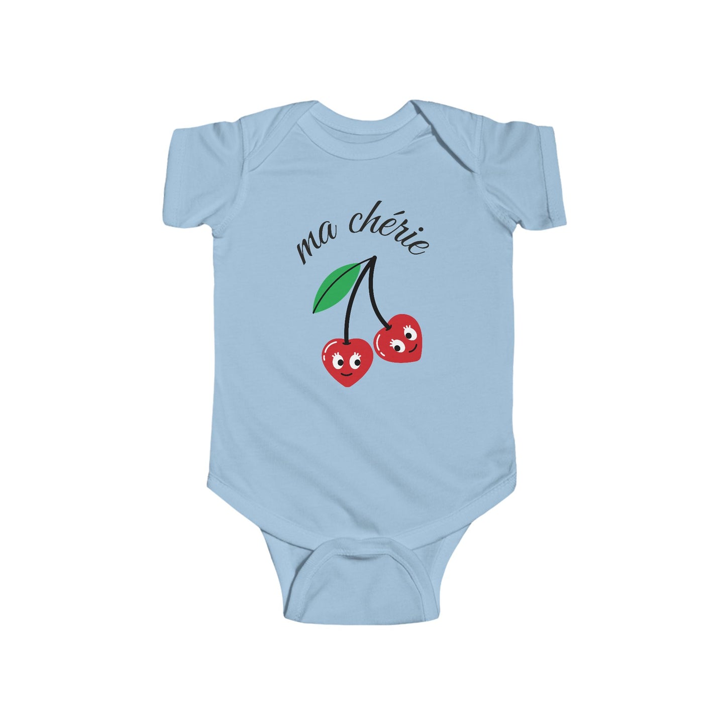 Cute Cherry Infants Bodysuit - "ma chérie" Design