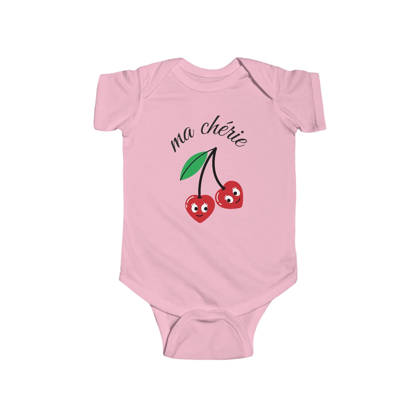 Cute Cherry Infants Bodysuit - "ma chérie" Design