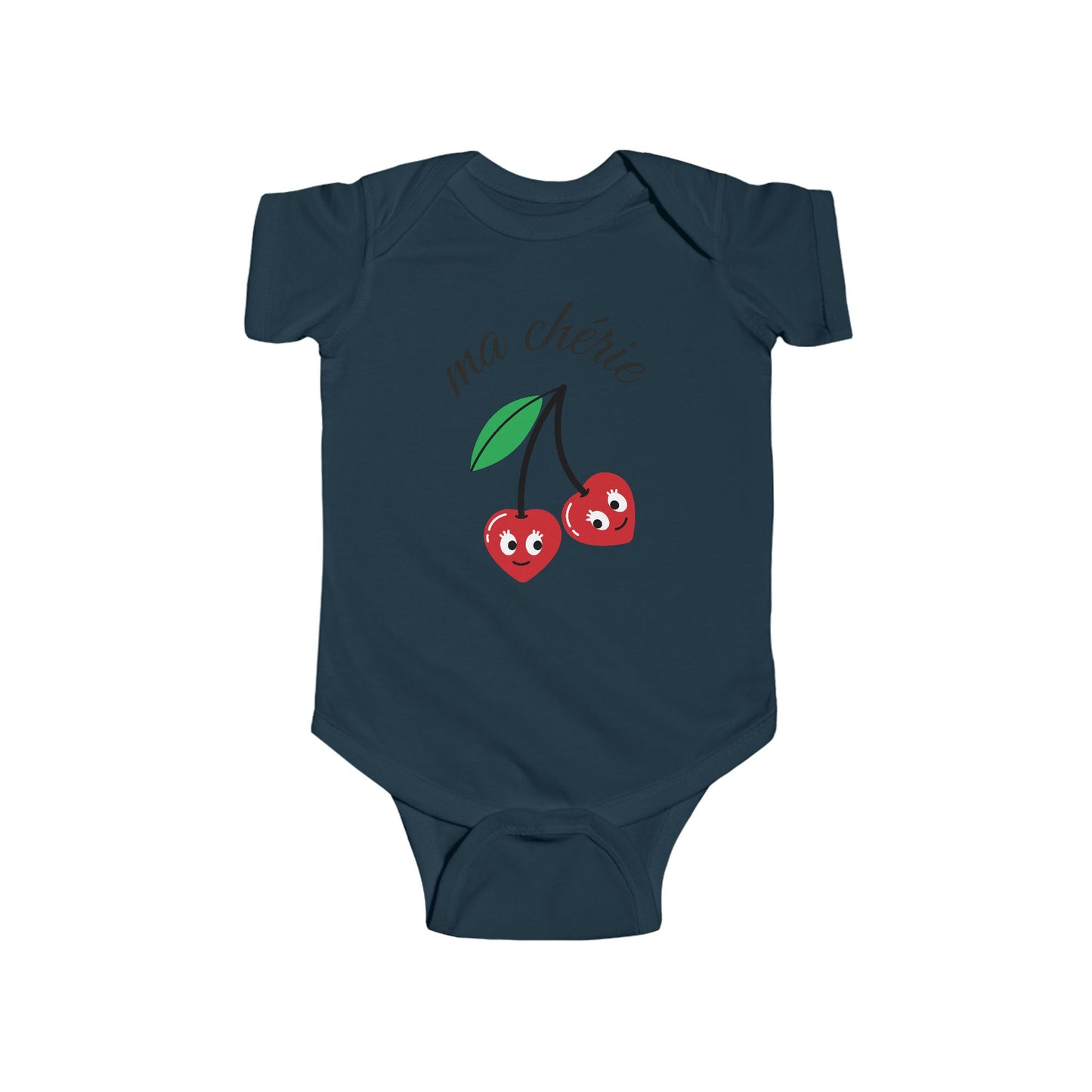 Cute Cherry Infants Bodysuit - "ma chérie" Design
