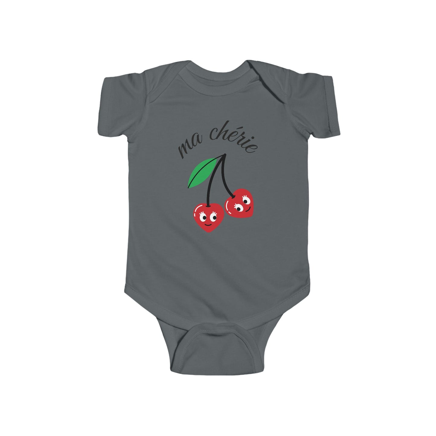 Cute Cherry Infants Bodysuit - "ma chérie" Design