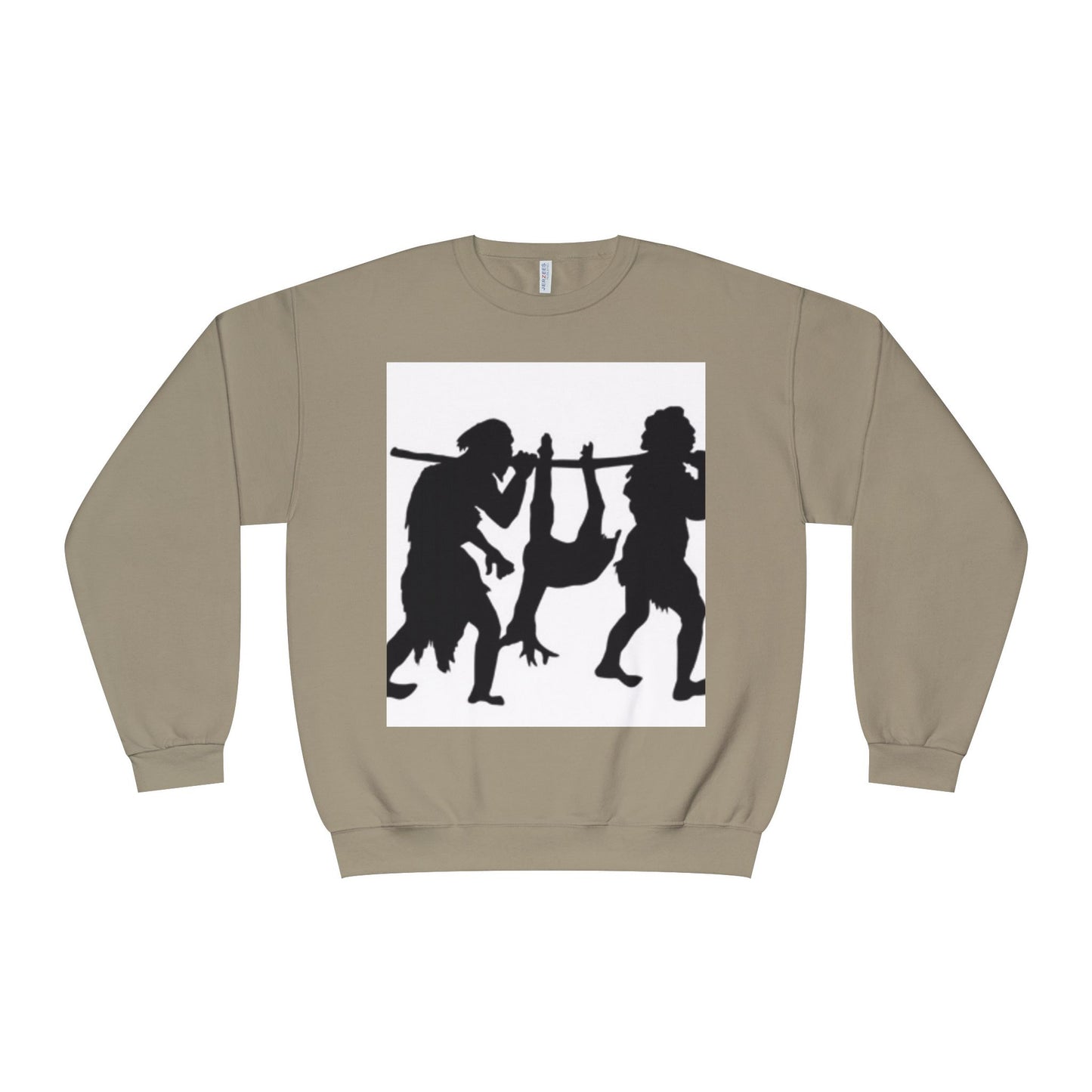Caveman Humor Unisex Crewneck Sweatshirt - Fun Graphic Design
